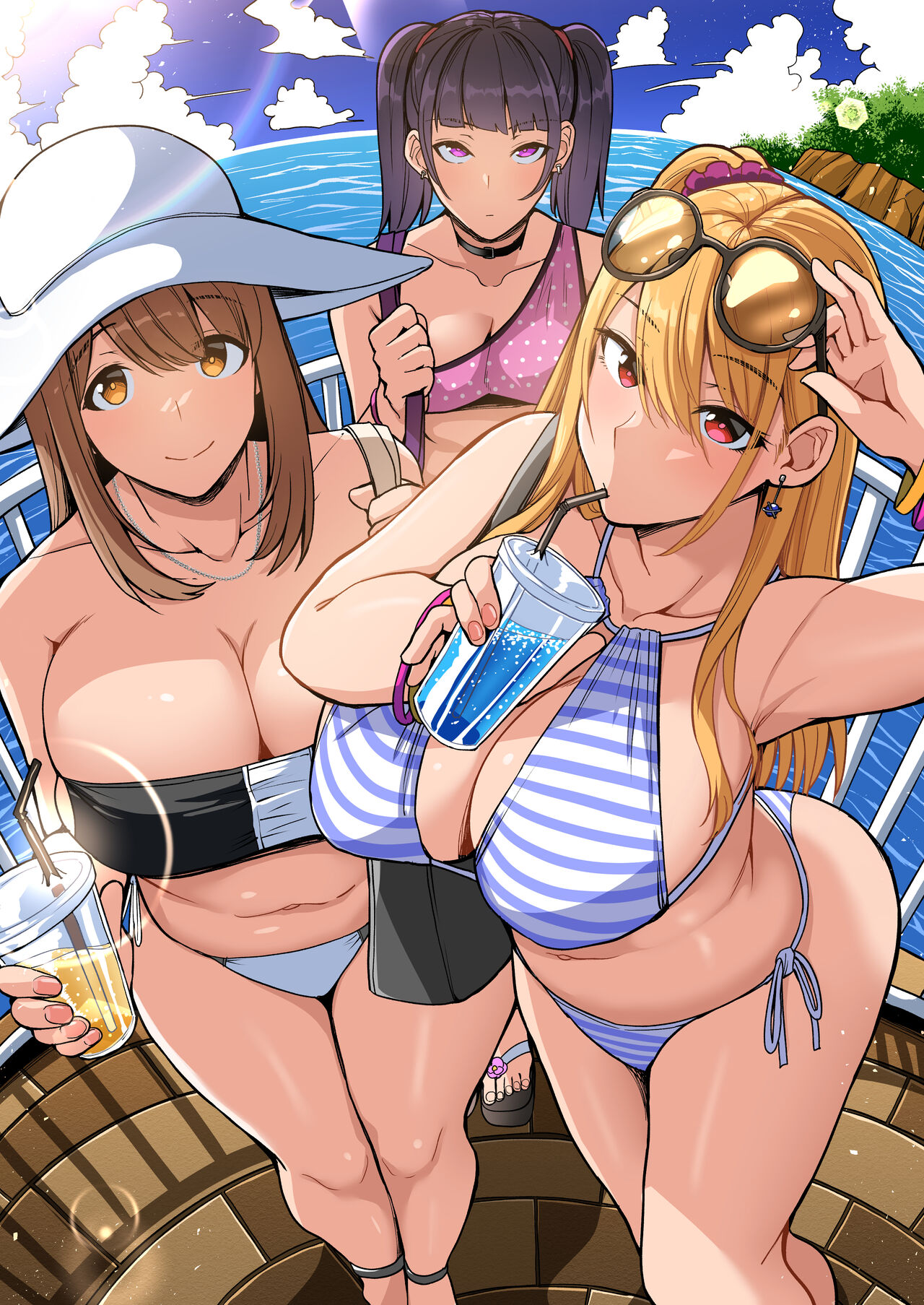 [Suinose] Game Suki no Gal-tachi to Ore no Heya de Shitai Houdai 2 [Chinese]