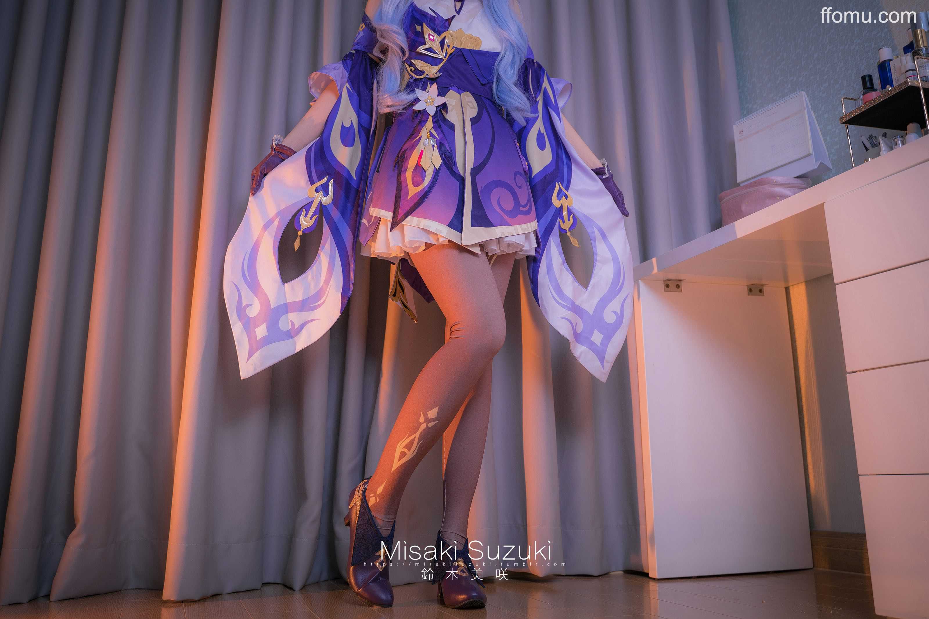 铃木美咲 (Misaki Suzuki) cosplay Keqing – Genshin Impact “70 photos and 1 video”