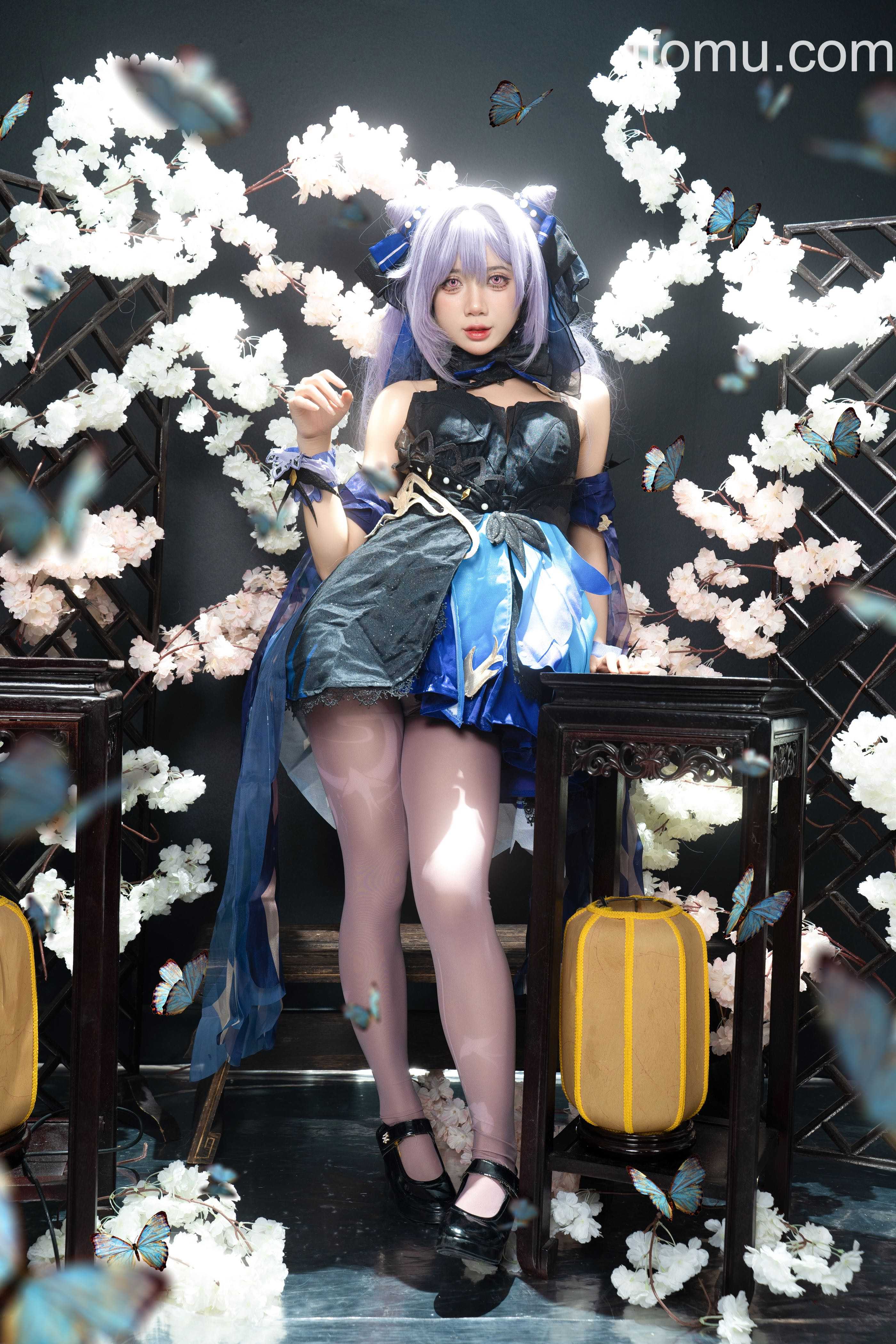 PoppaChan cosplay Keqing – Genshin Impact
