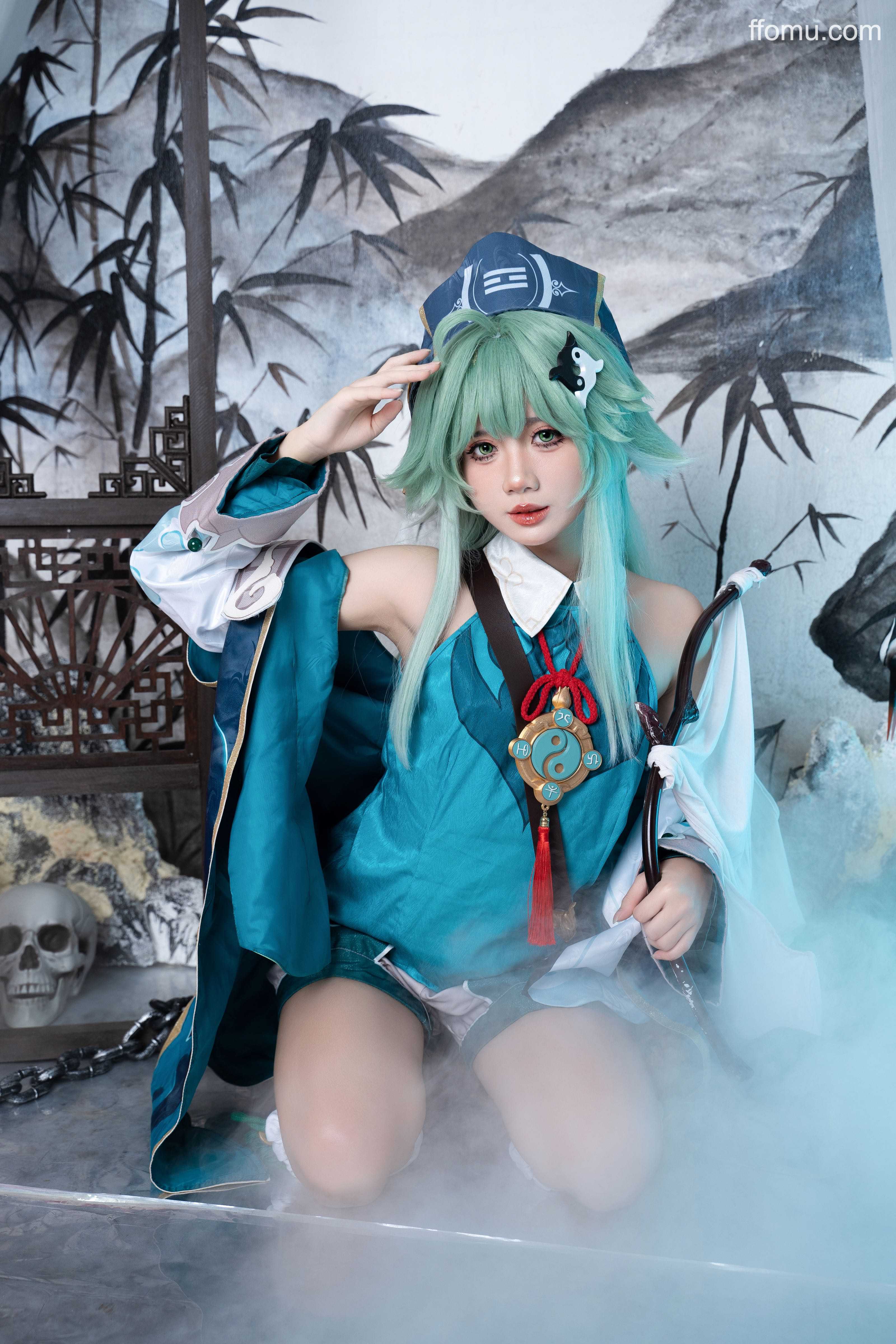 PoppaChan cosplay Huohuo – Honkai:Star Rail