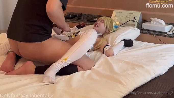 Yuahentai2 cosplay Lumine – Genshin Impact