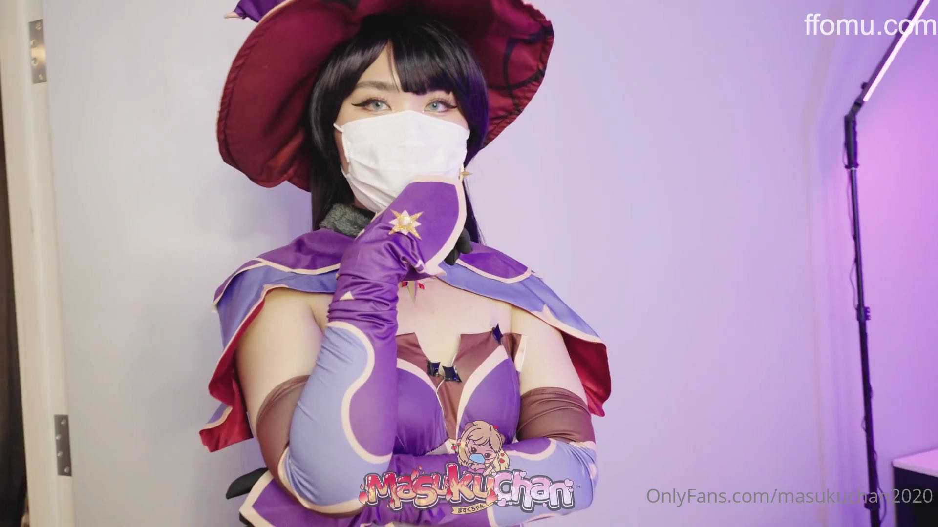 Masukuchan cosplay Mona – Genshin Impact