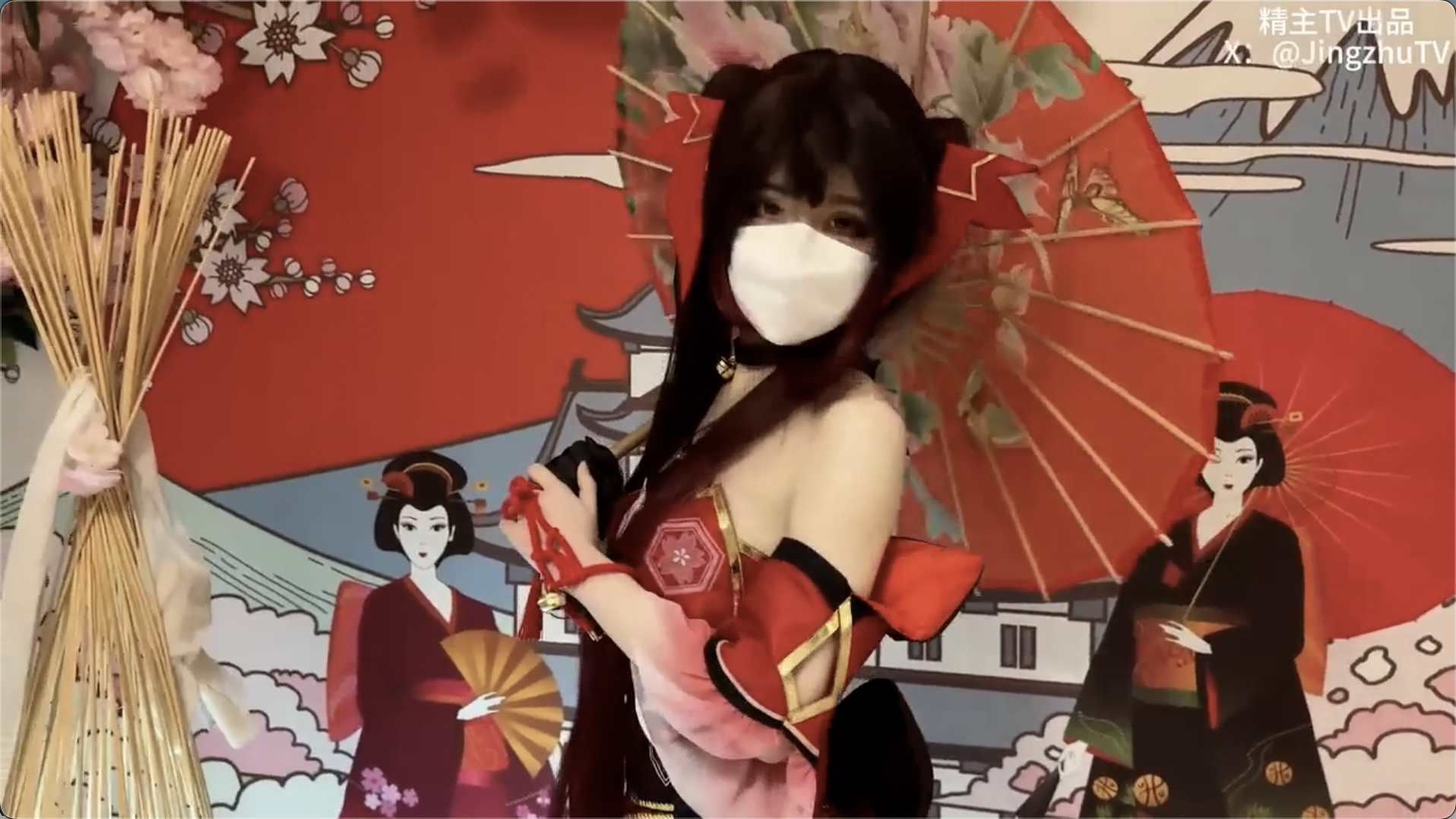 Jingzhutv cosplay Sparkle (Hanabi) – Honkai:Star Rail – Only Video 30 min “1 video”