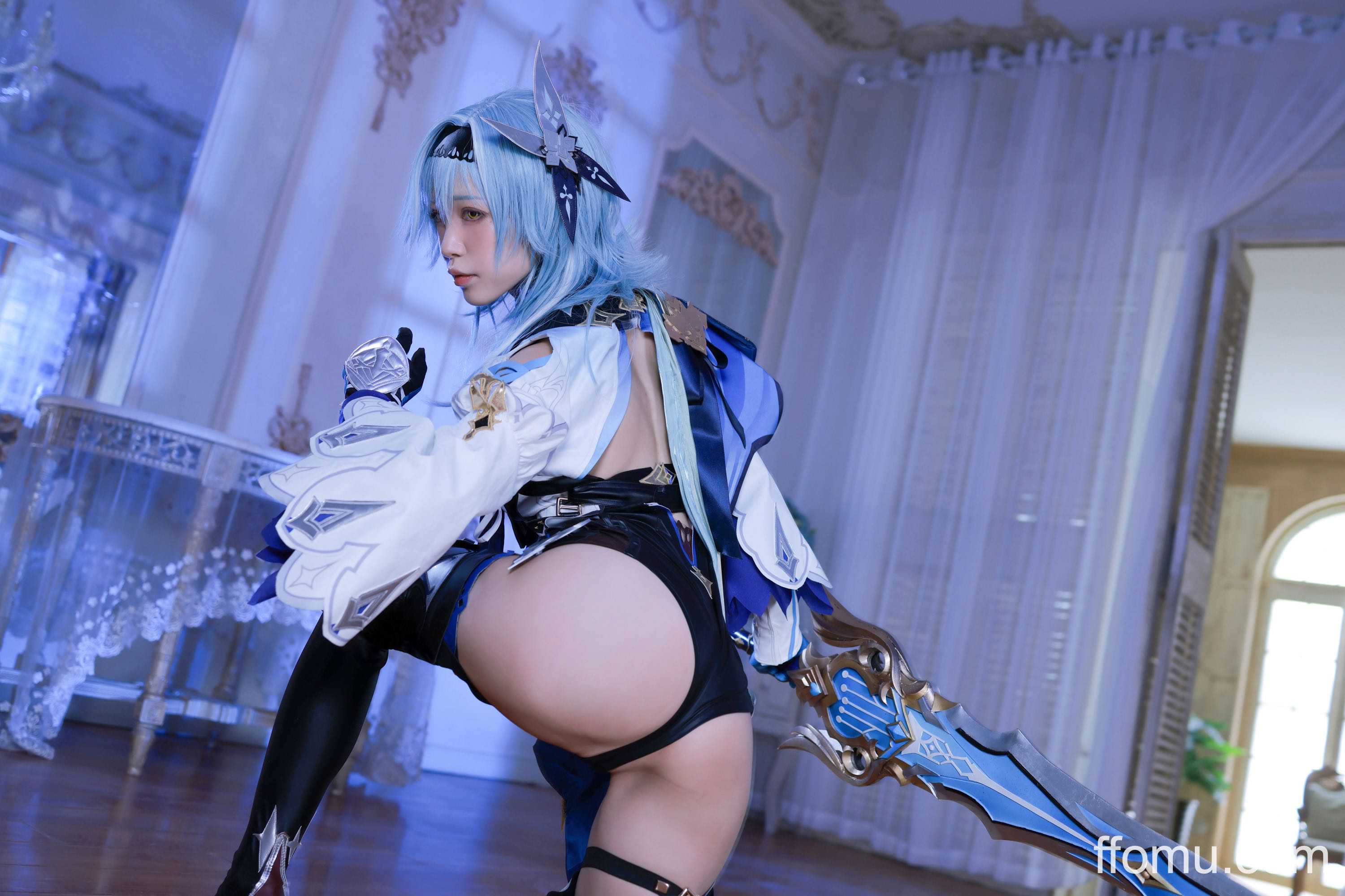 水淼aqua cosplay Eula – Genshin Impact “90 photos”