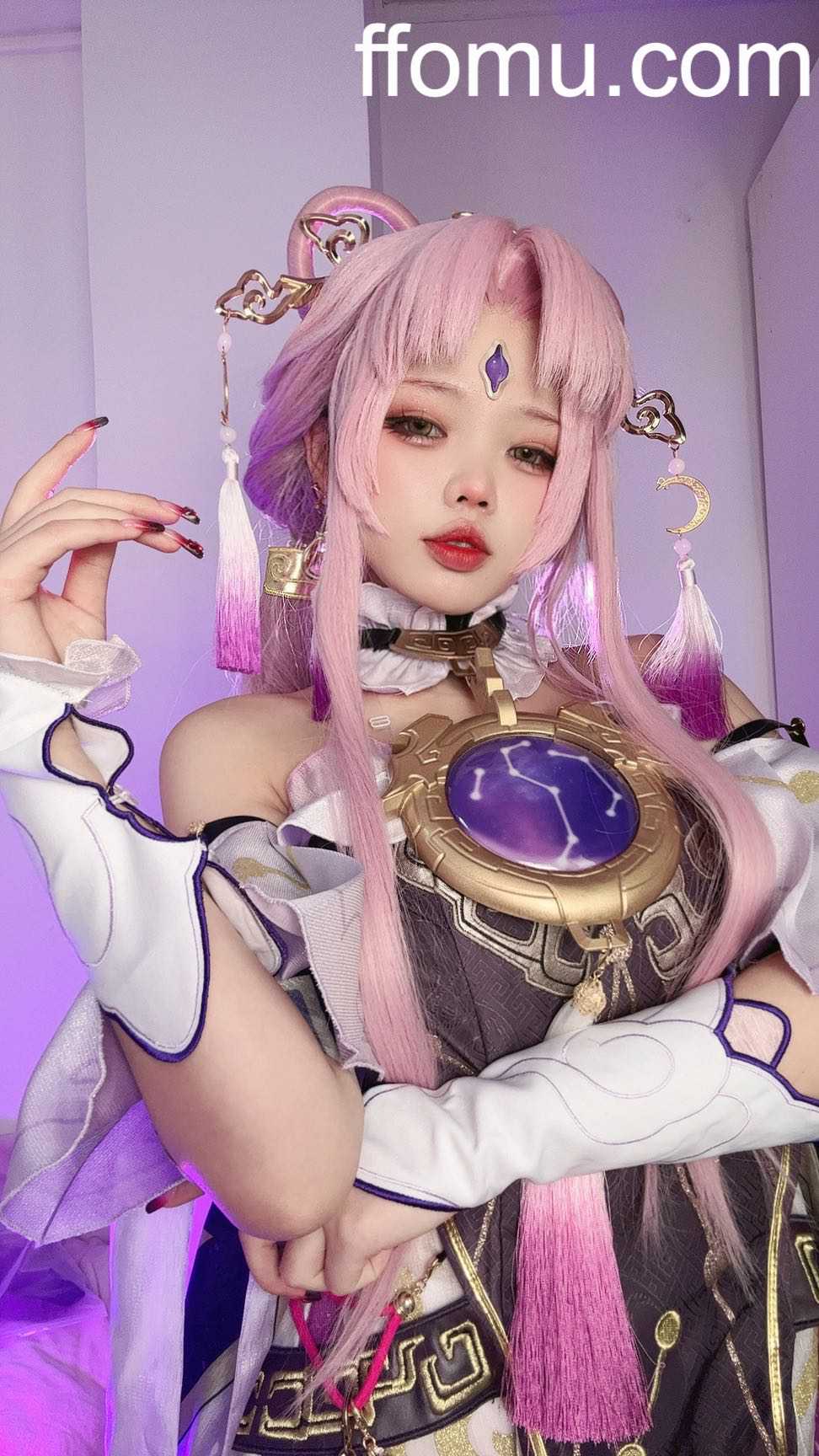 小瑶幺幺 (xiaoyaoyaoyao12) cosplay Fu Xuan – Honkai:Star Rail “58 photos and 4 videos”