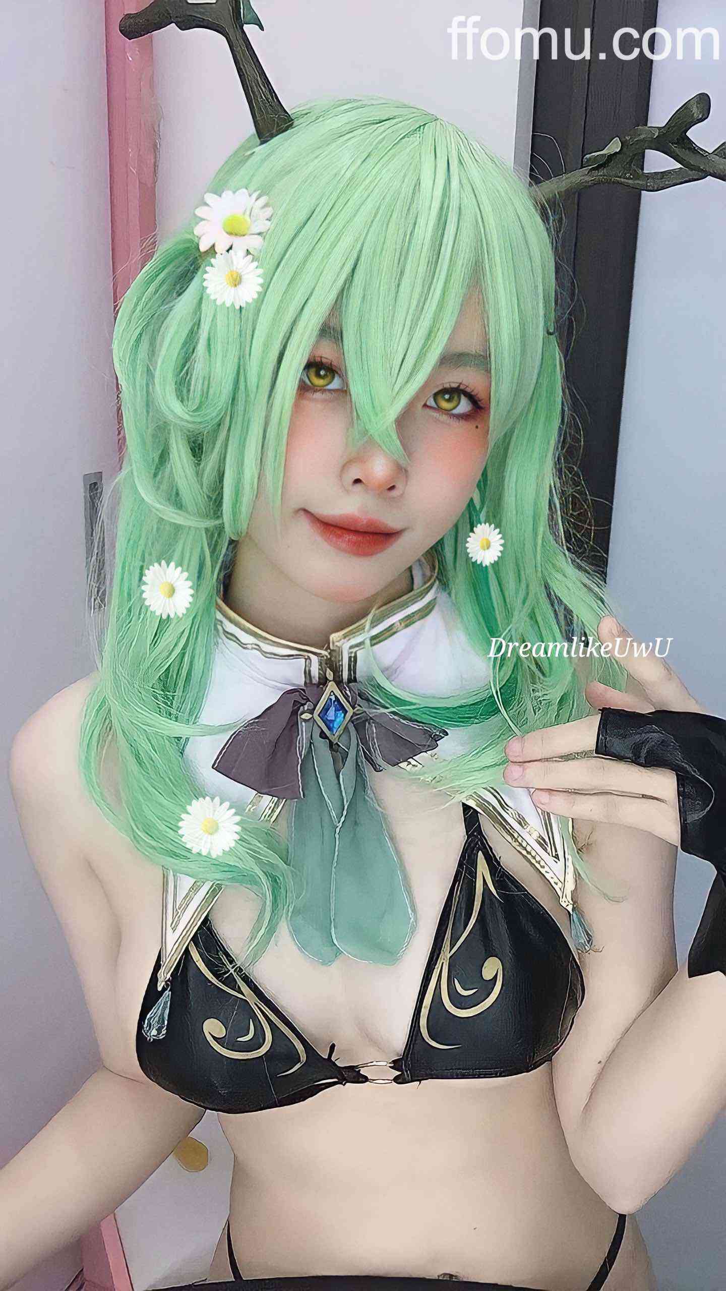 DreamlikeUwU cosplay Ceres Fauna – Genshin Impact “30 photos and 3 videos”