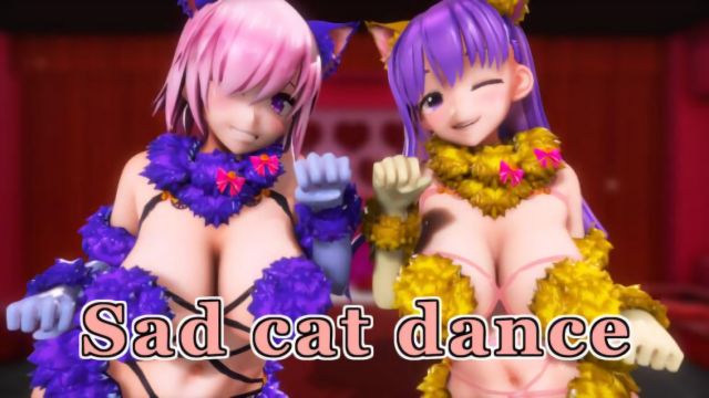 Sad cat dance(マシュ & BBちゃん)