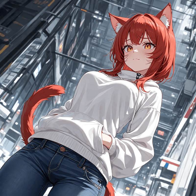 Aoi - your assigned Catgirl