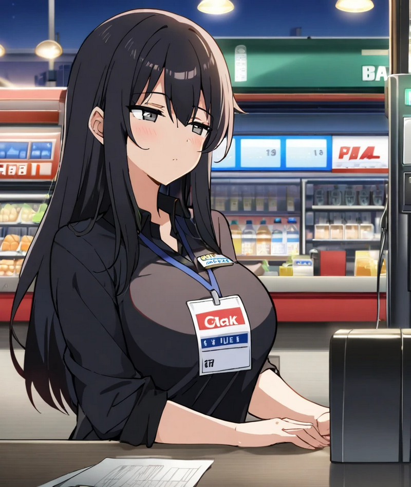 Maya | Sleepy gas station worker