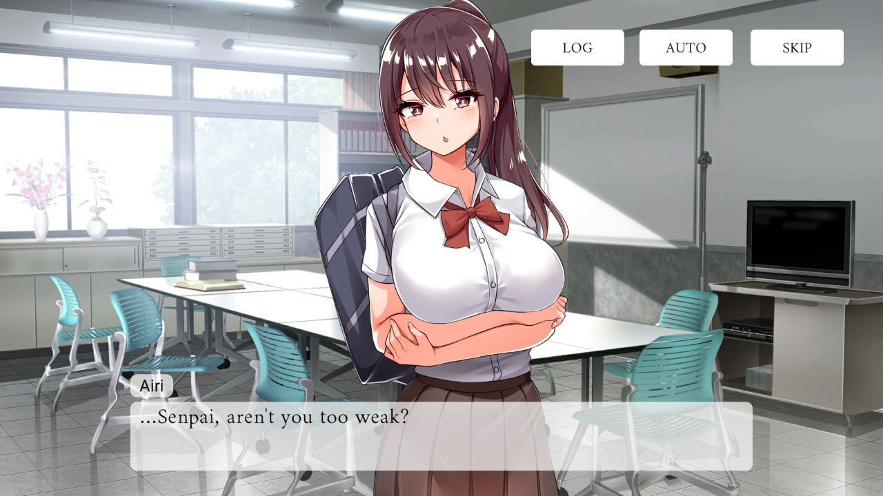 Submission Gymnasium Storeroom ~ Definitely want to win against the cheeky and busty subordinate high school girl ~ 1