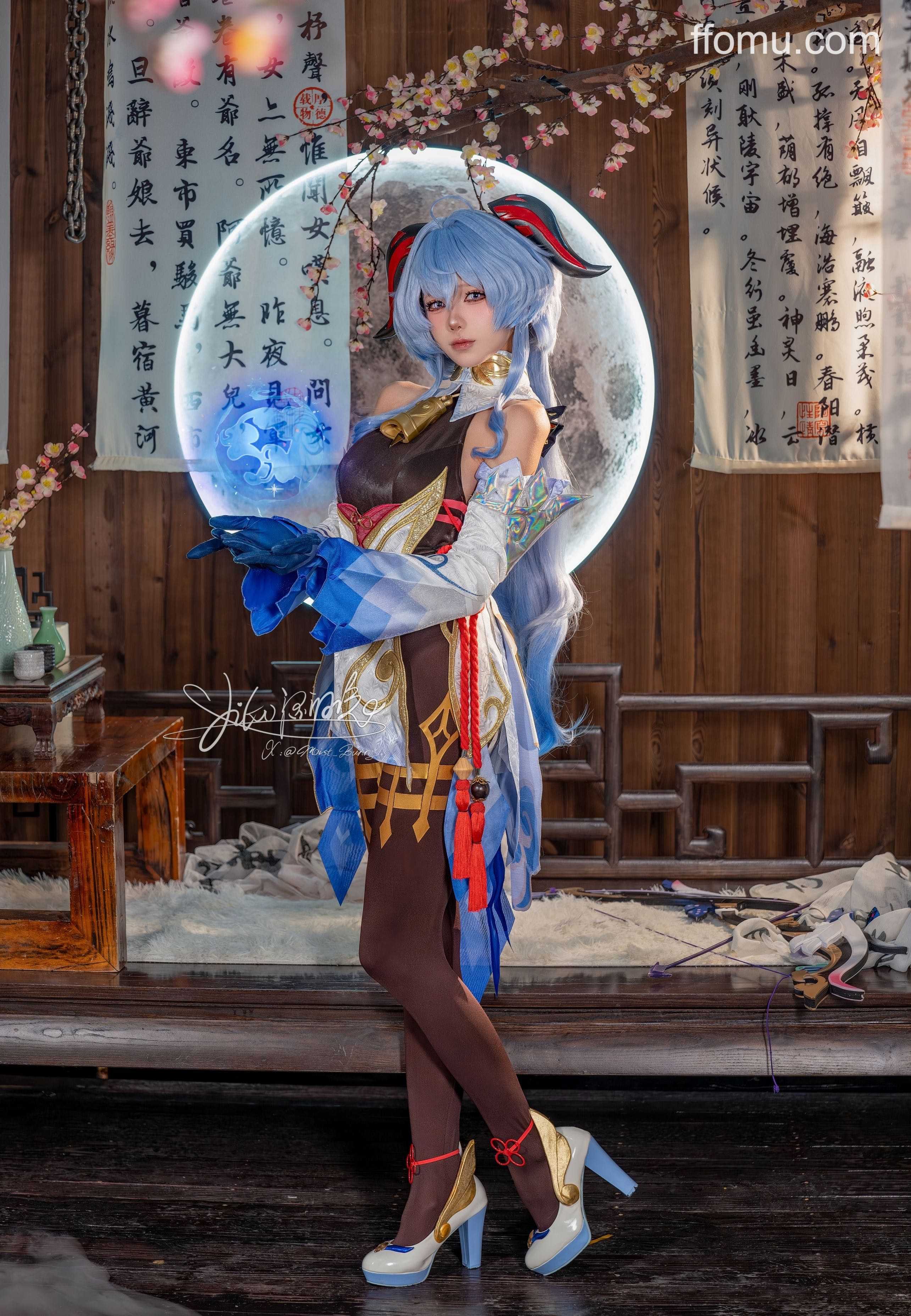 咬一口兔娘ovo (Yaokoututu) cosplay Ganyu – Genshin Impact