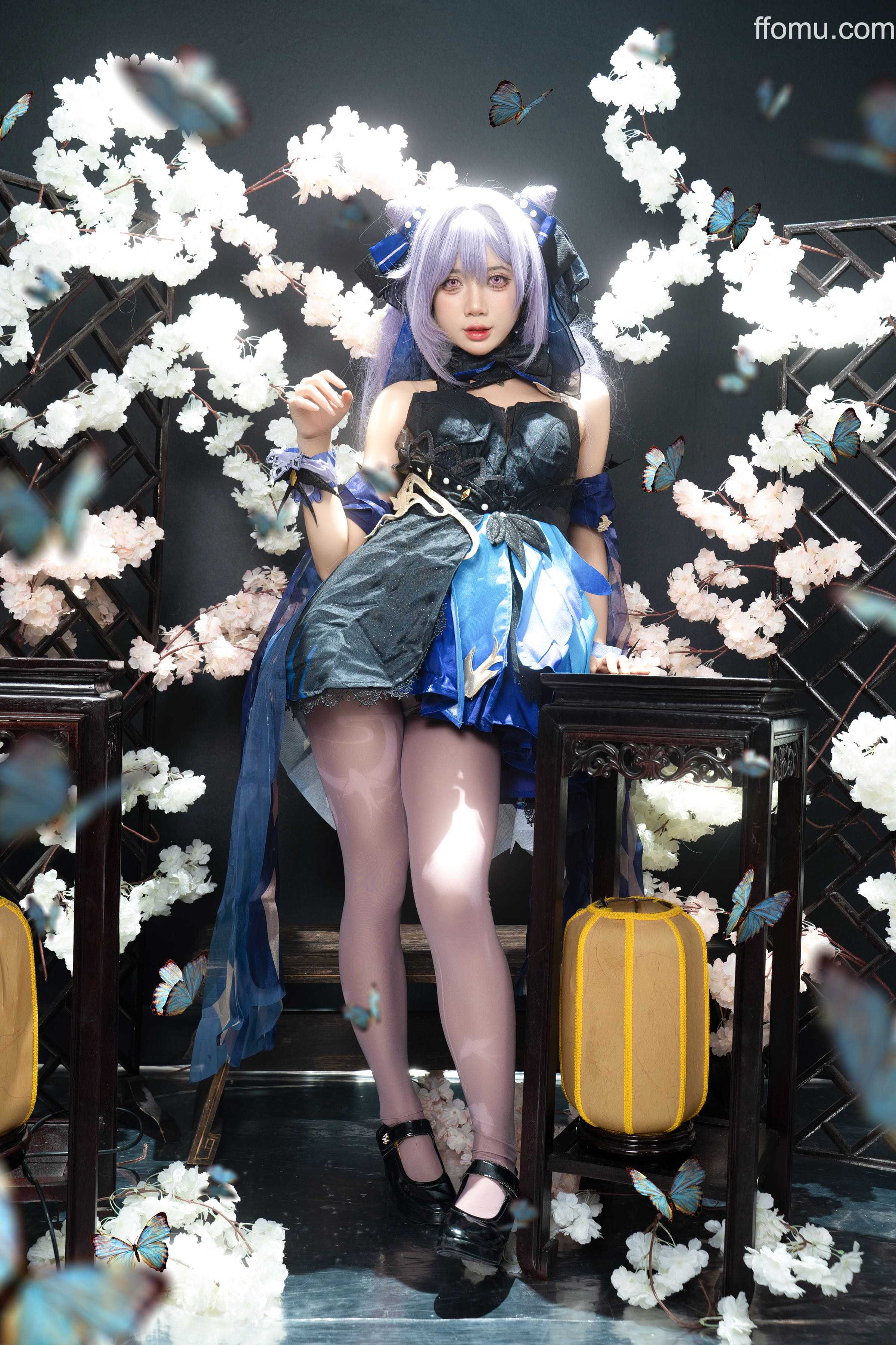 PoppaChan cosplay Keqing – Genshin Impact