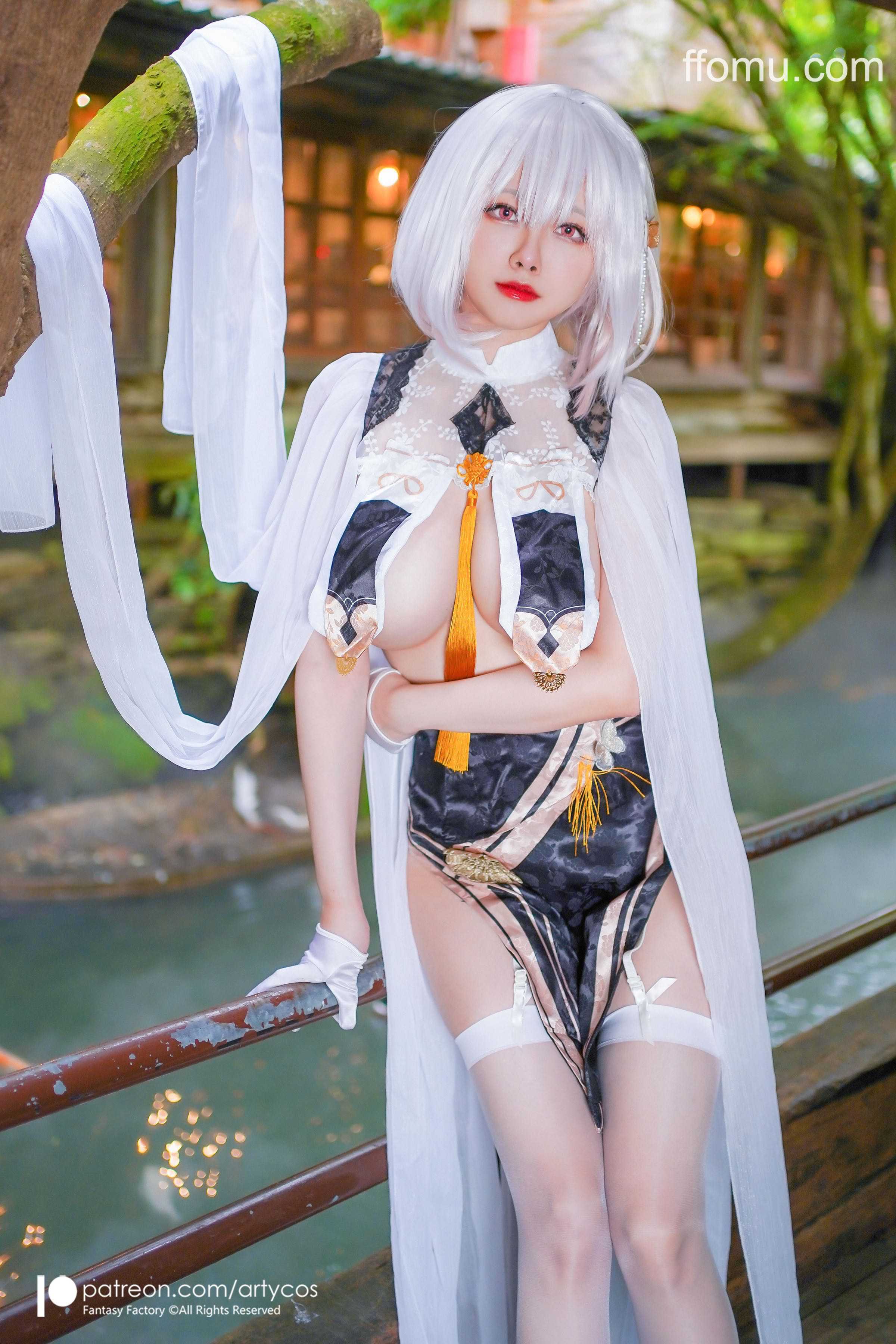 Arty Huang (Arty亚缇) cosplay Sirius Cheongsam – Azur Lane