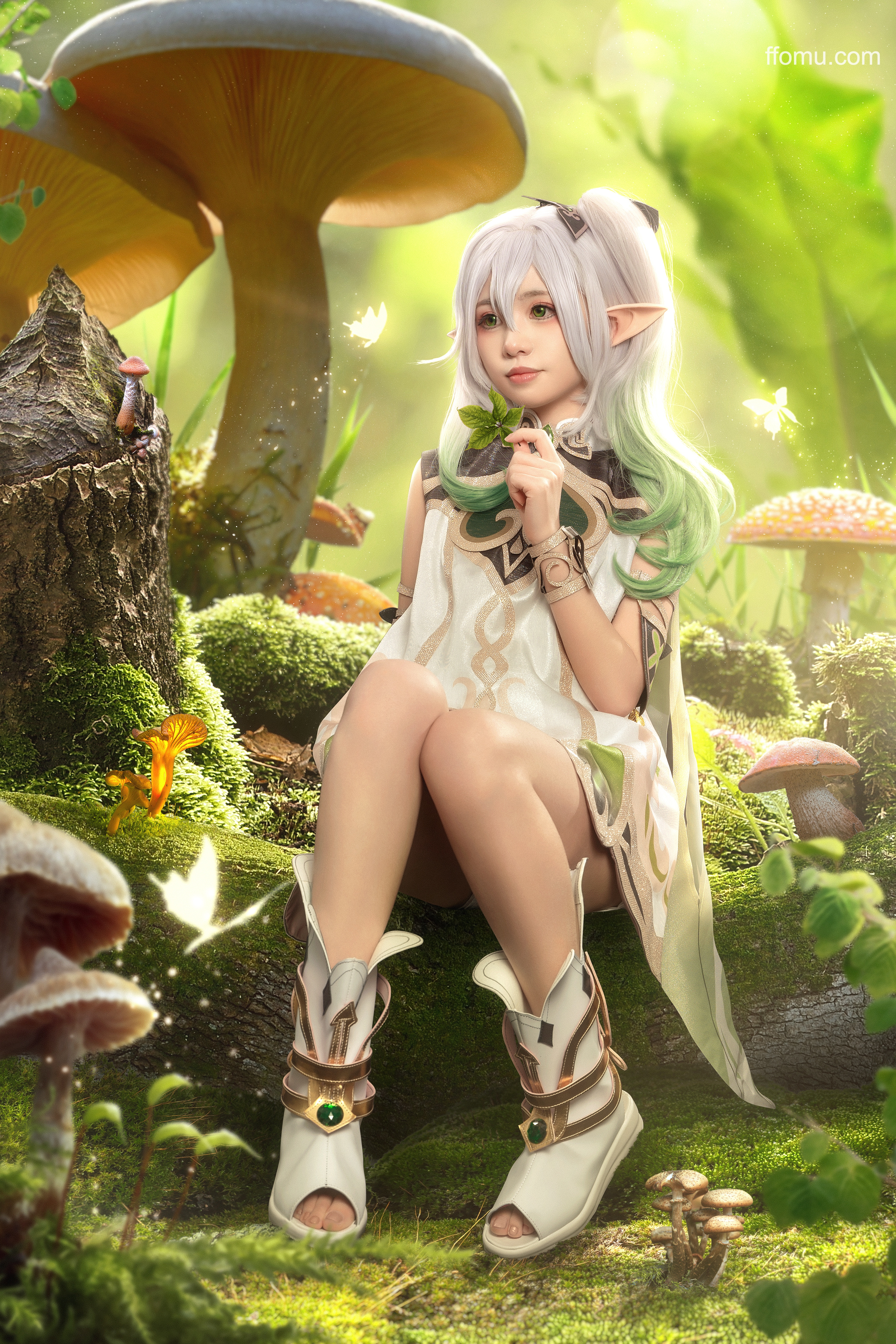 Nekokoyoshi (爆机少女喵小吉) cosplay Nahida – Genshin Impact