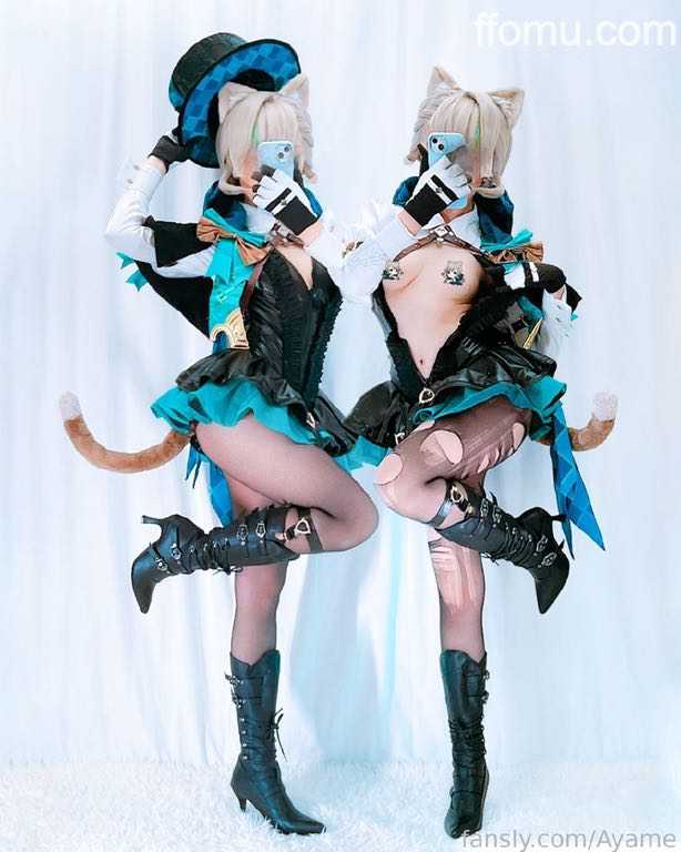 Ayame Base cosplay Lynette – Genshin Impact