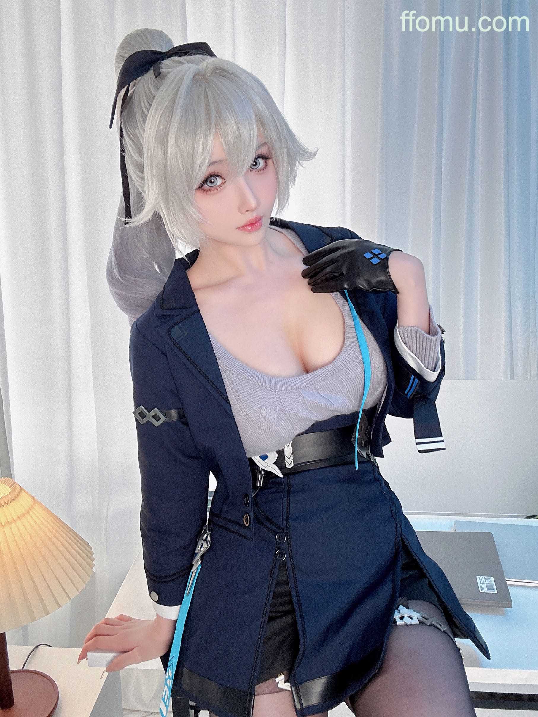 Rioko (凉凉子) cosplay Bronya Zaychik OL – Honkai Impact 3