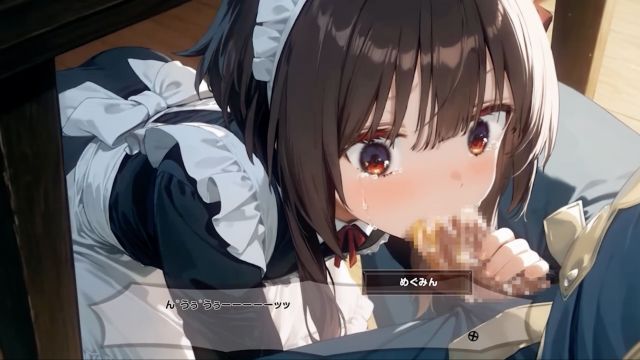 [⑤-机の下-動画版]この魔女っ娘は今日からワシのメイド！