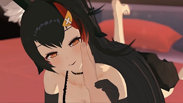 いちゃラブしながらチ○ポしゃぶってもらう動画（ミオ、AZKi、ぼたん、千速）