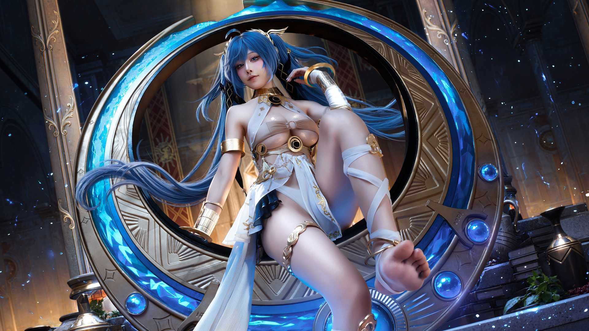 水淼Aqua cosplay Iuno – Wuthering Waves “65 photos”