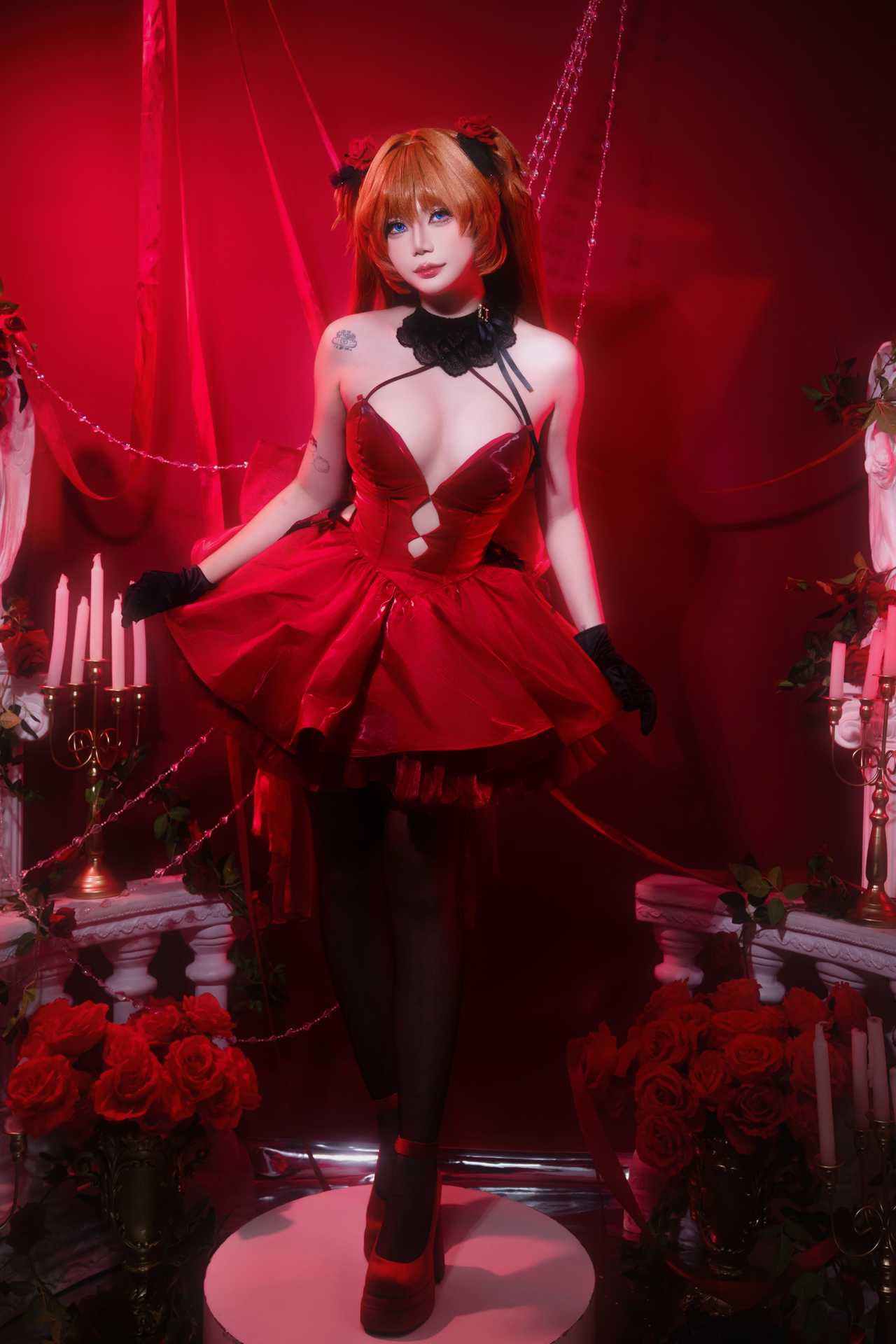 Miinmeow cosplay Asuka Langley Soryu – Evangelion “58 photos”