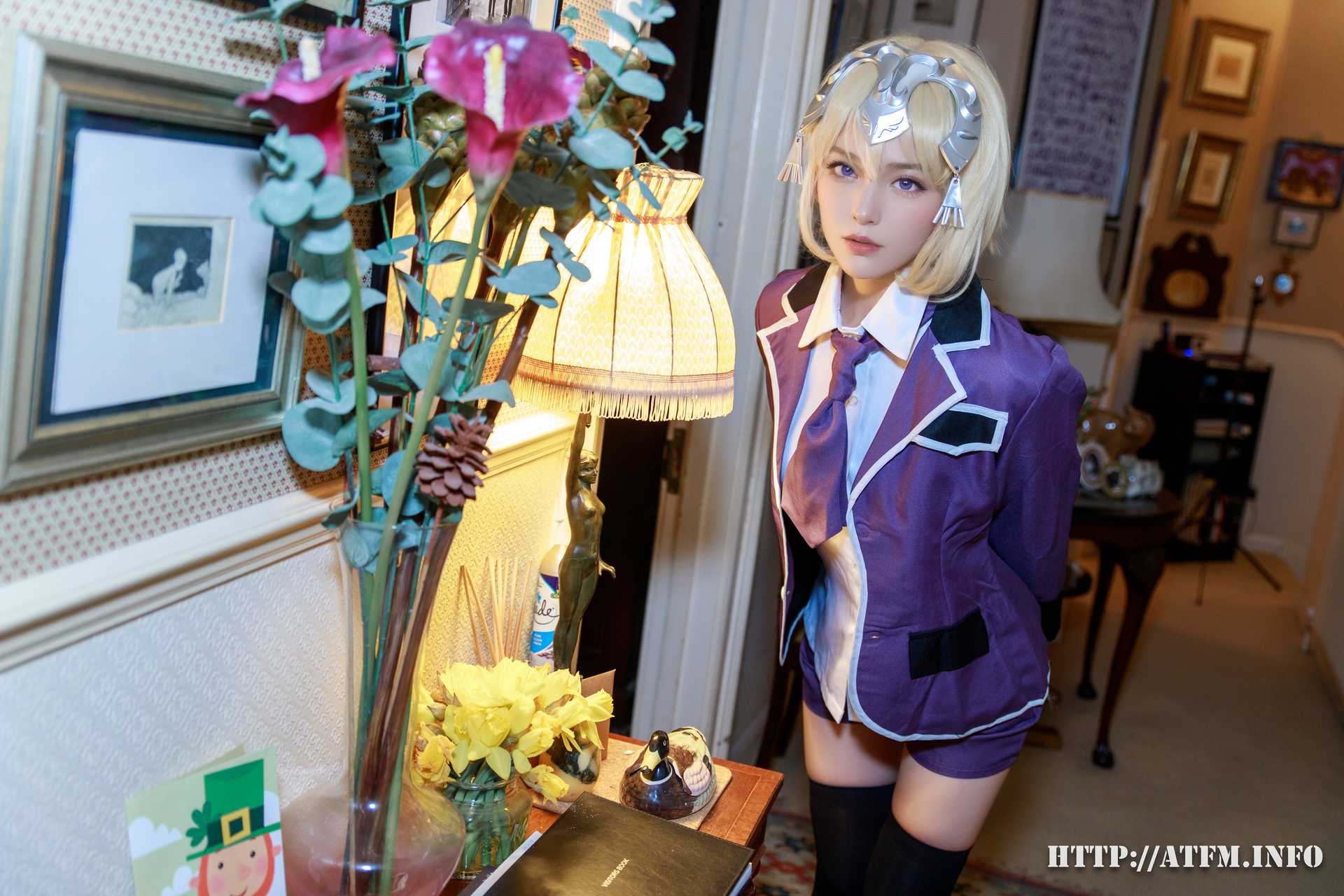 ATFM – Tsubaki cosplay Jeanne d’Arc JK – Fate/Grand Order “56 photos”
