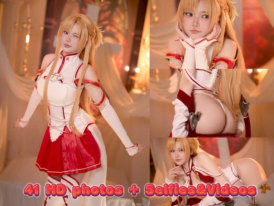 ZinieQ (ジニCosplayer) cosplay Yuuki Asuna – Sword Art Online “50 photos and 9 videos”