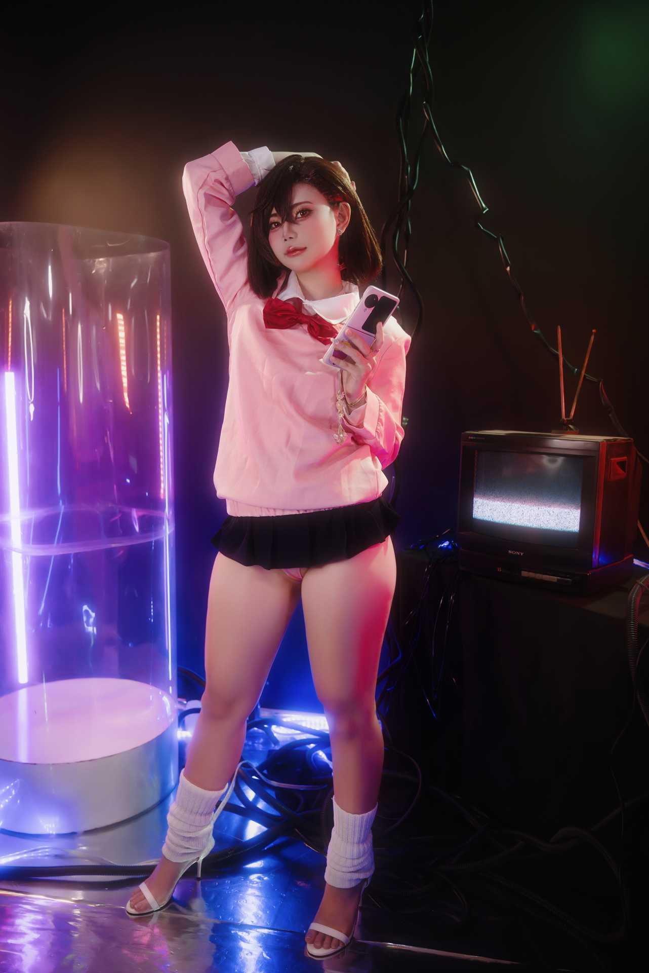 Miinmeow cosplay Momo Ayase – Dandadan “72 photos”