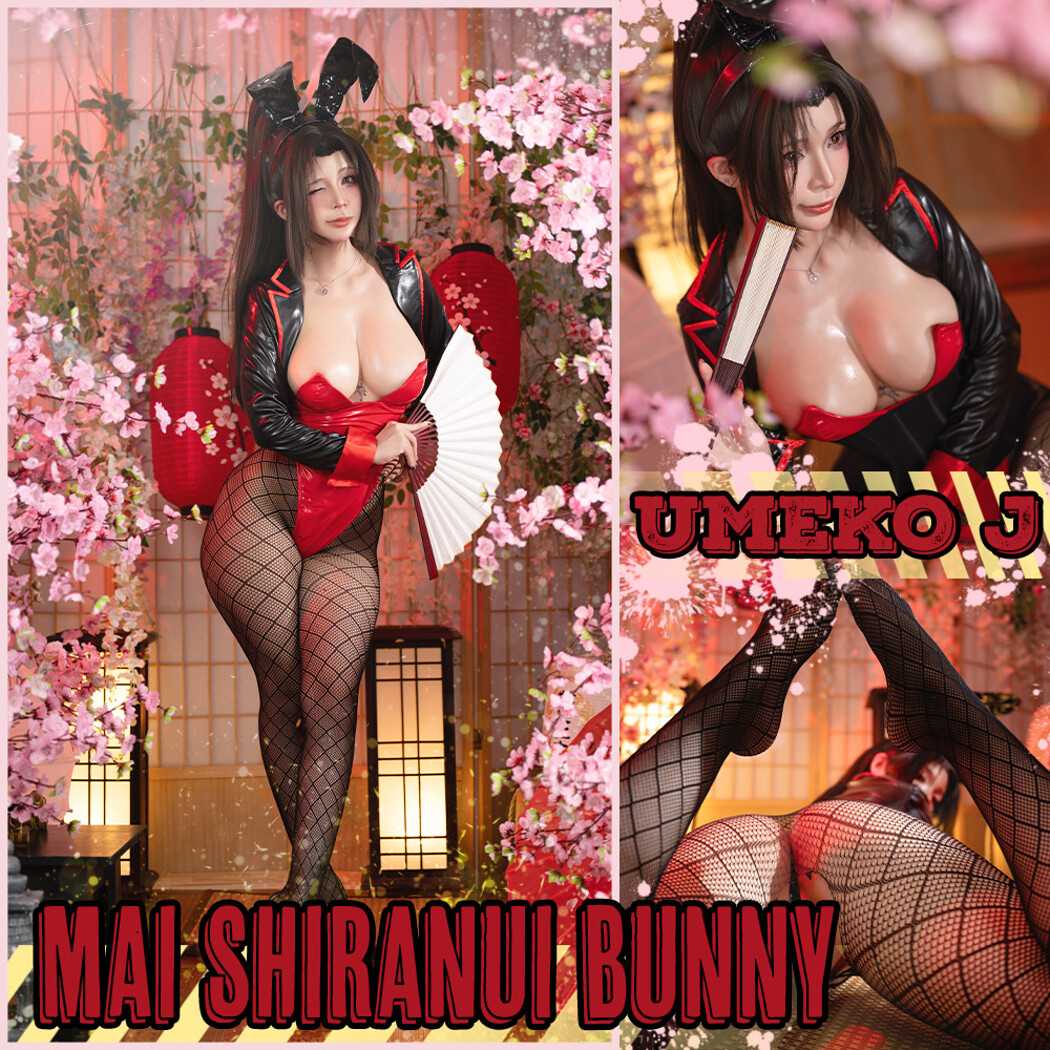 Umeko J cosplay Mai Shiranui Bunny – Fatal Fury “82 photos and 6 videos”