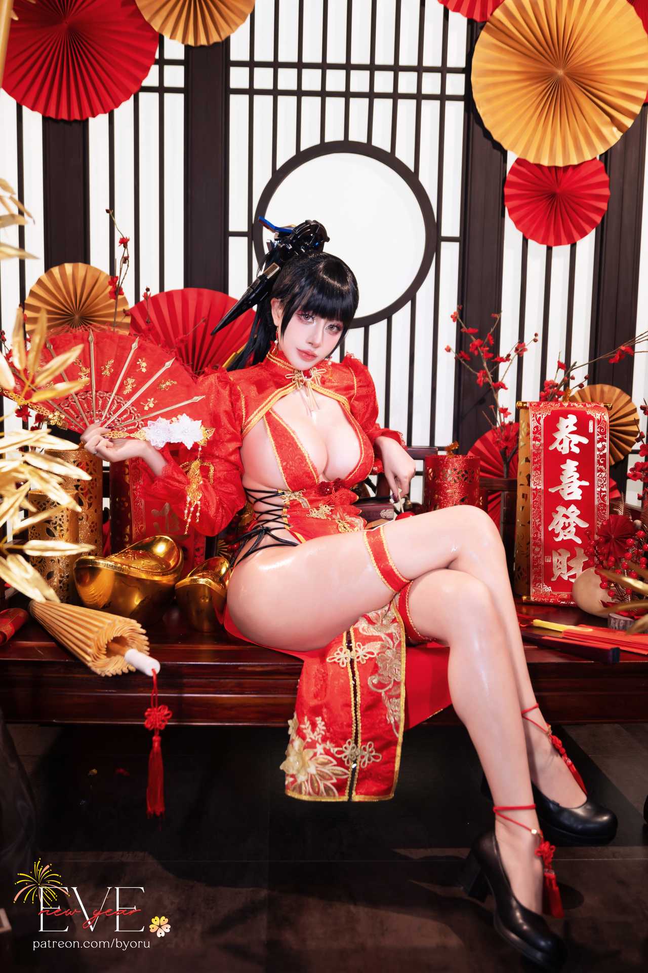 Byoru (ビョル) cosplay Eve Qipao – Stellar Blade “59 photos and 19 videos”