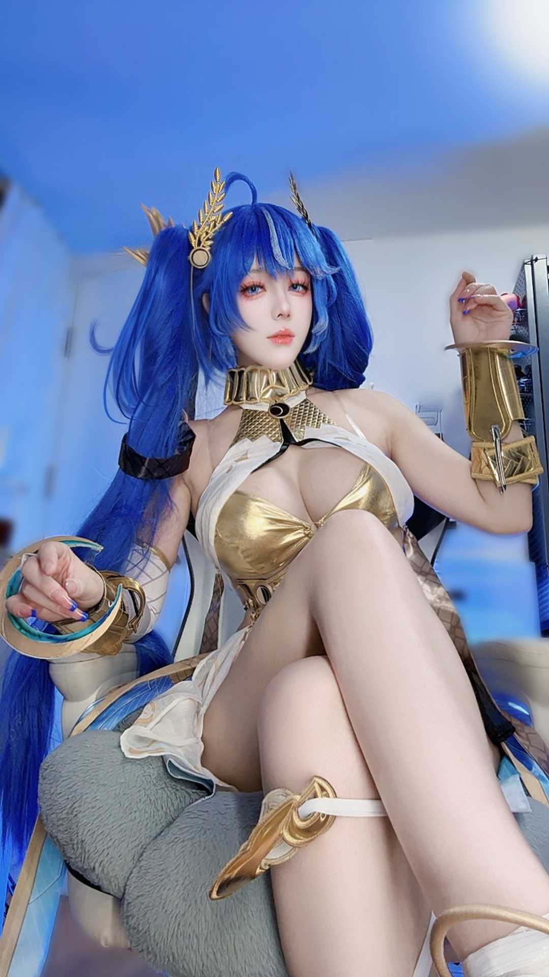 九言 (Jiu Yan) cosplay Iuno – Wuthering Waves “31 photos and 4 videos”