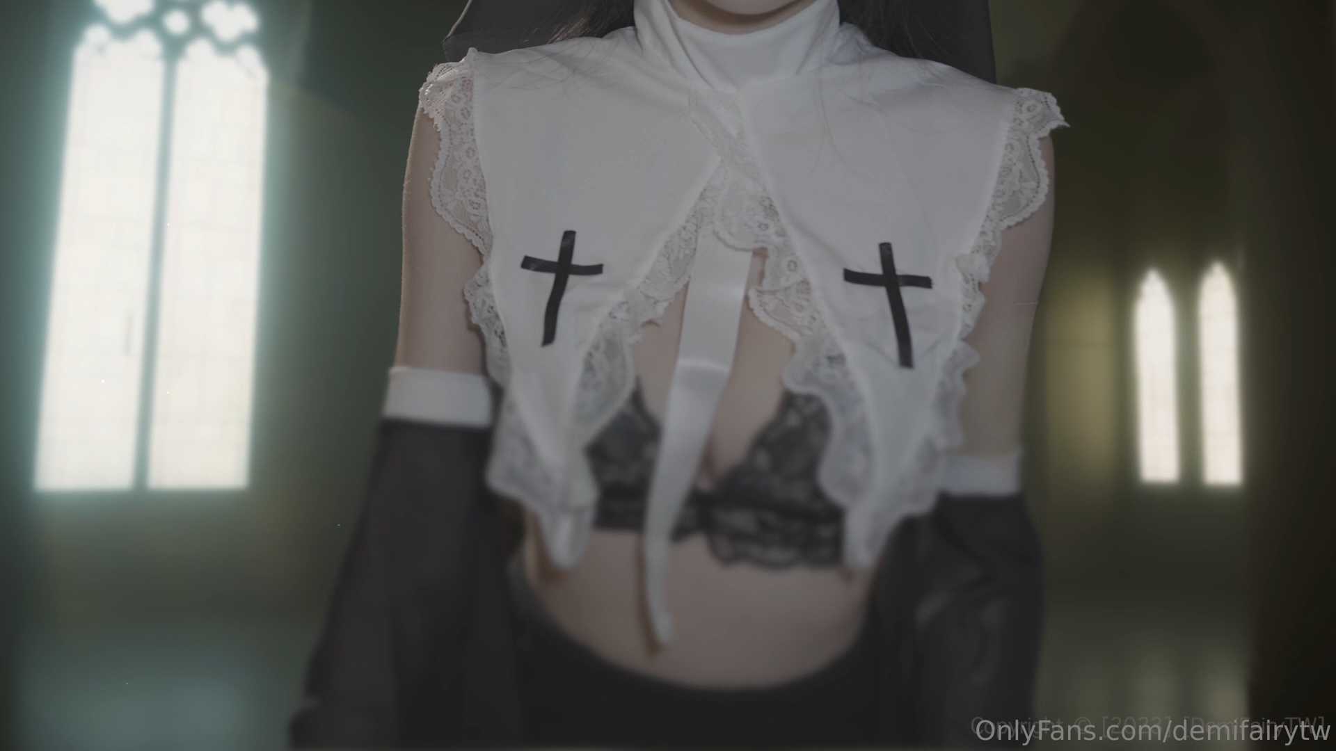 DemiFairyTW – Fallen Nun “27 photos and 1 video”
