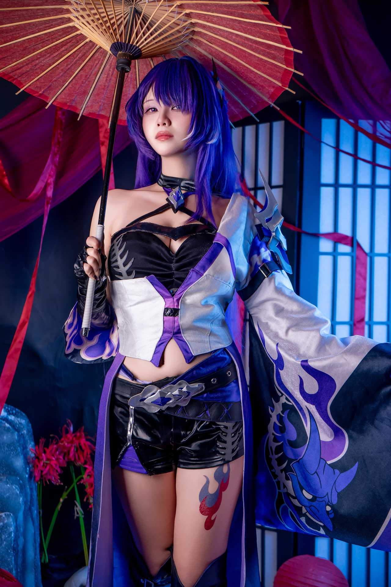 Pyoncos (ピオン) cosplay Acheron – Honkai:Star Rail “101 photos and 2 videos”