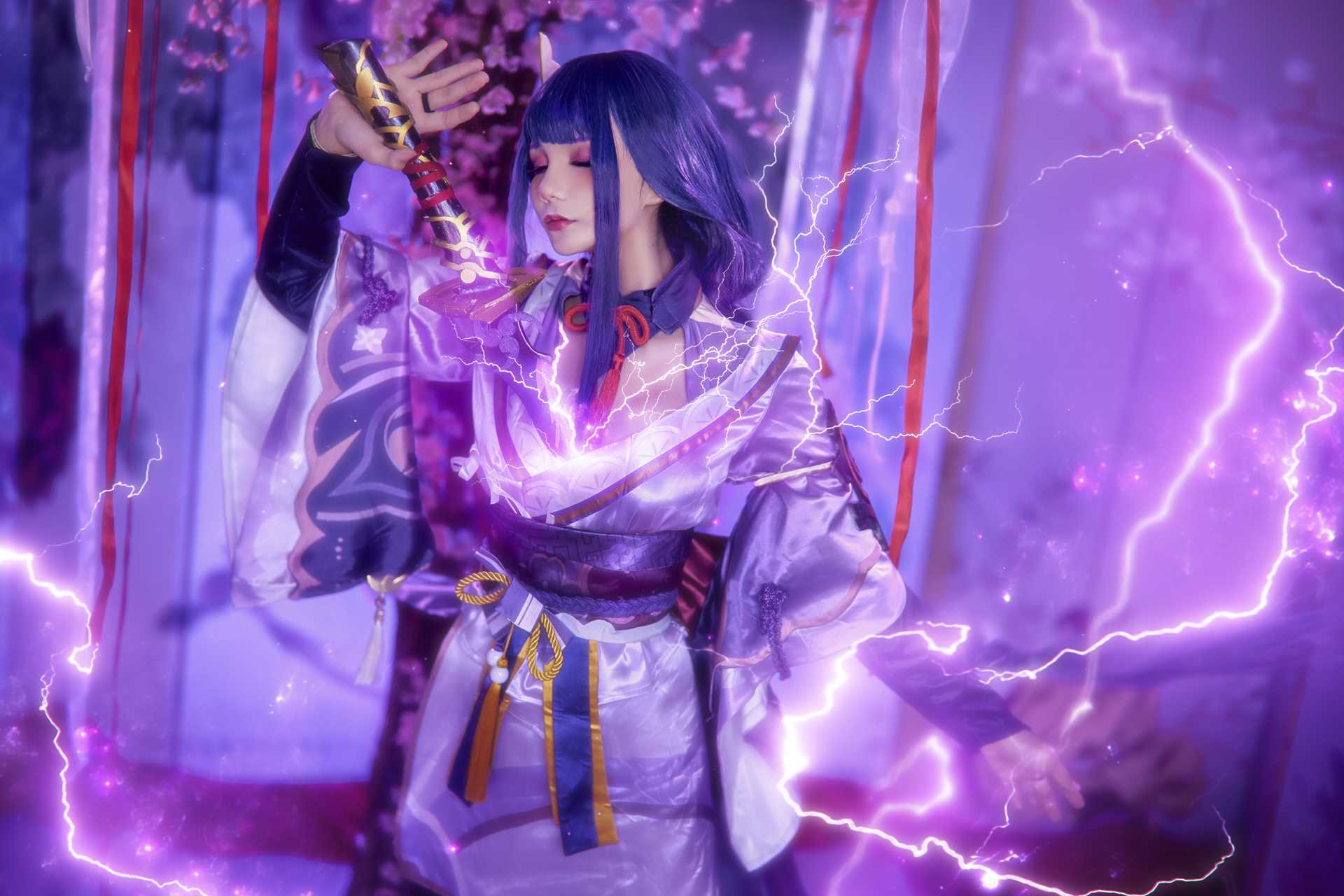 Joyce (Joyce Lin2x) copslay Raiden Shogun – Genshin Impact “36 photos”