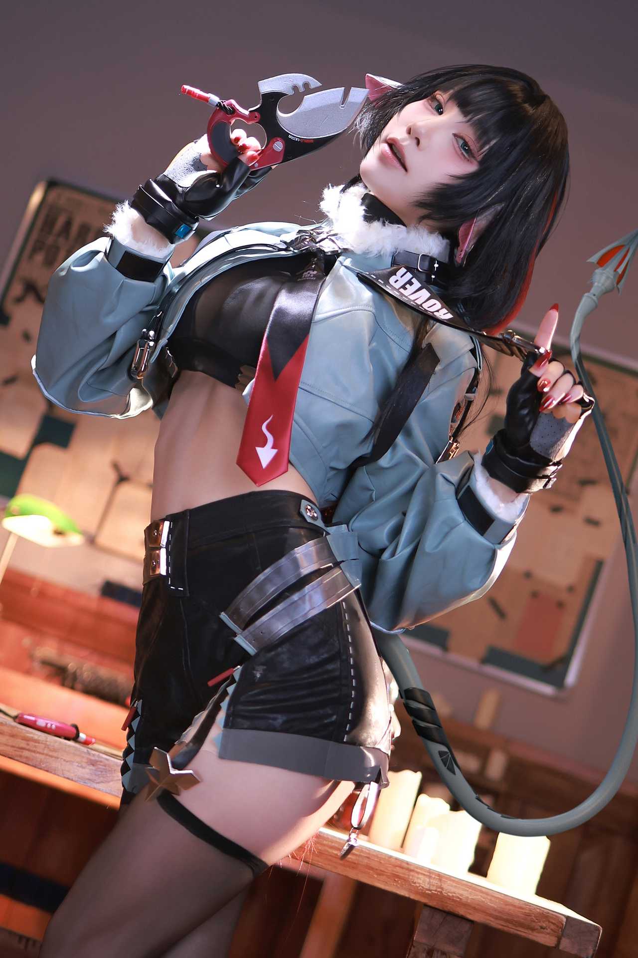 水淼Aqua cosplay Jane Doe – Zenless Zone Zero “91 photos”