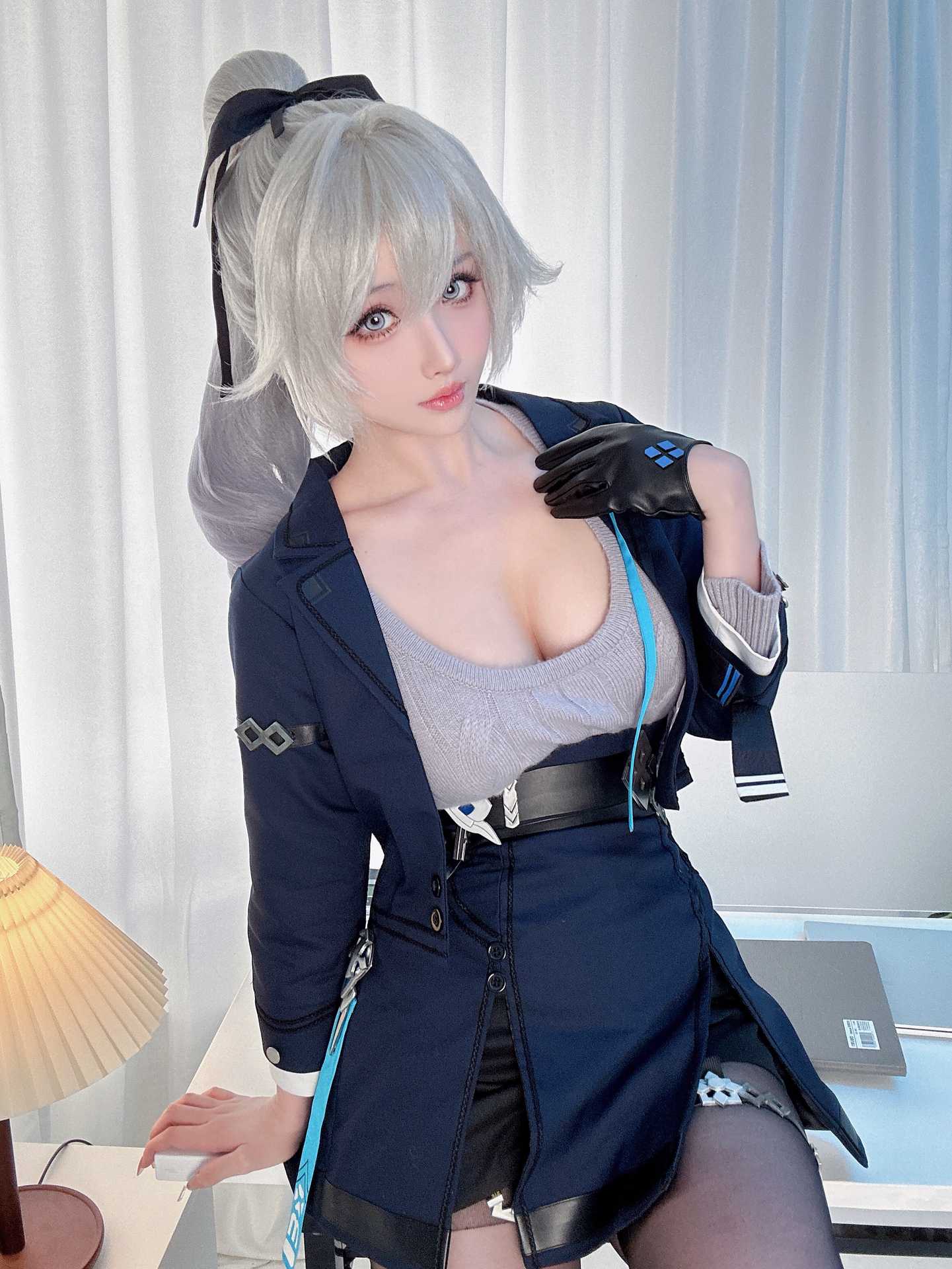 Rioko (凉凉子) cosplay Bronya Zaychik OL – Honkai Impact 3 “50 photos and 12 videos”