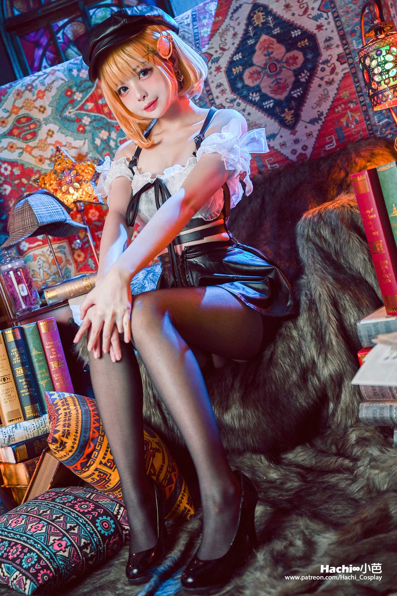 Hachi 小芭 cosplay Vivy and Amelia Watson – Fluorite Eye’s Song and Hololive “27 photos”