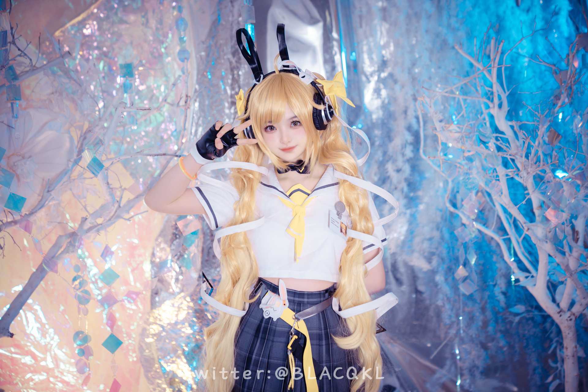 Blacqkl (白莉爱吃巧克力) cosplay Angela – King of Glory “94 photos”