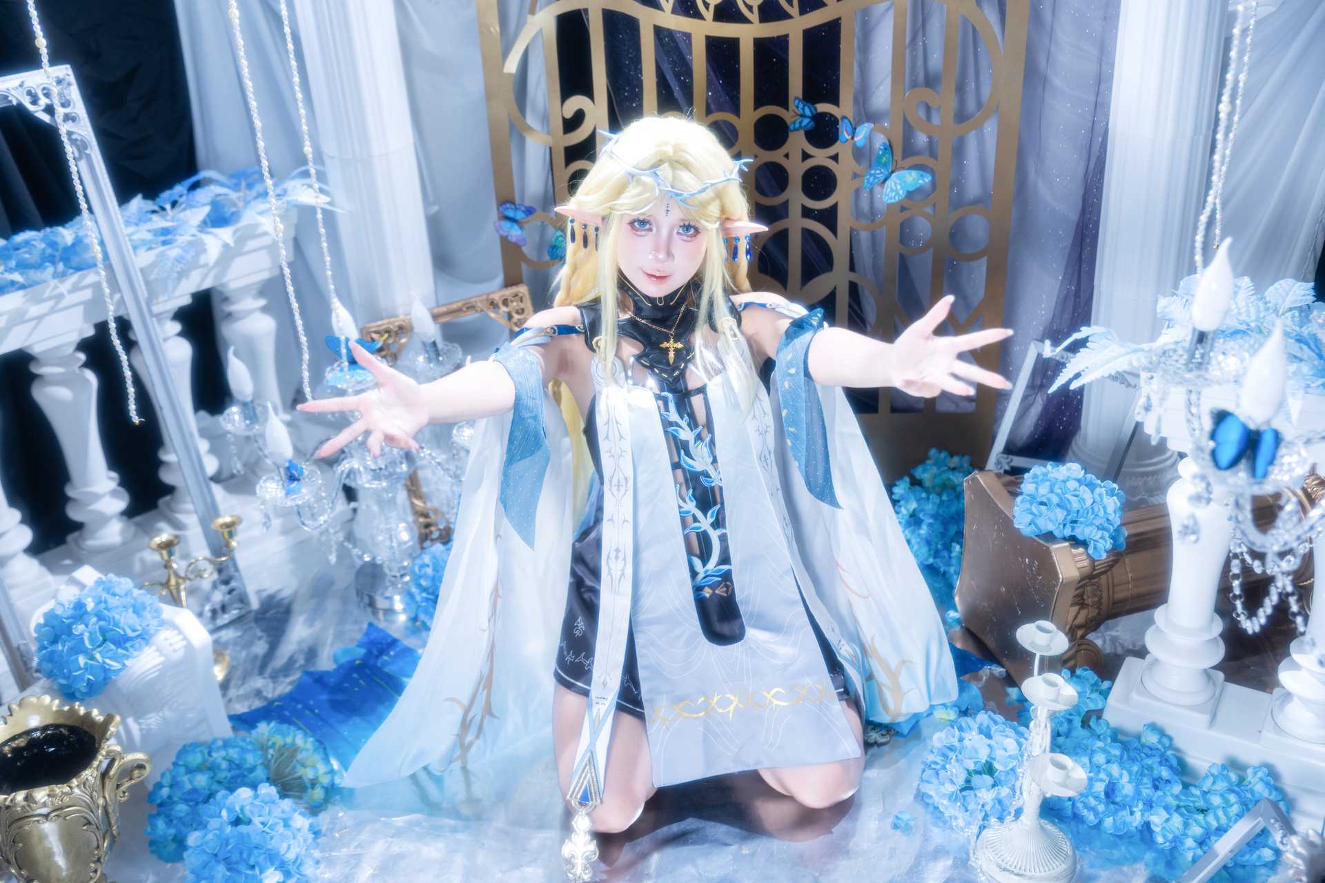 PoppaChan cosplay Cartethyia – Wuthering Waves “87 photos and 10 videos”