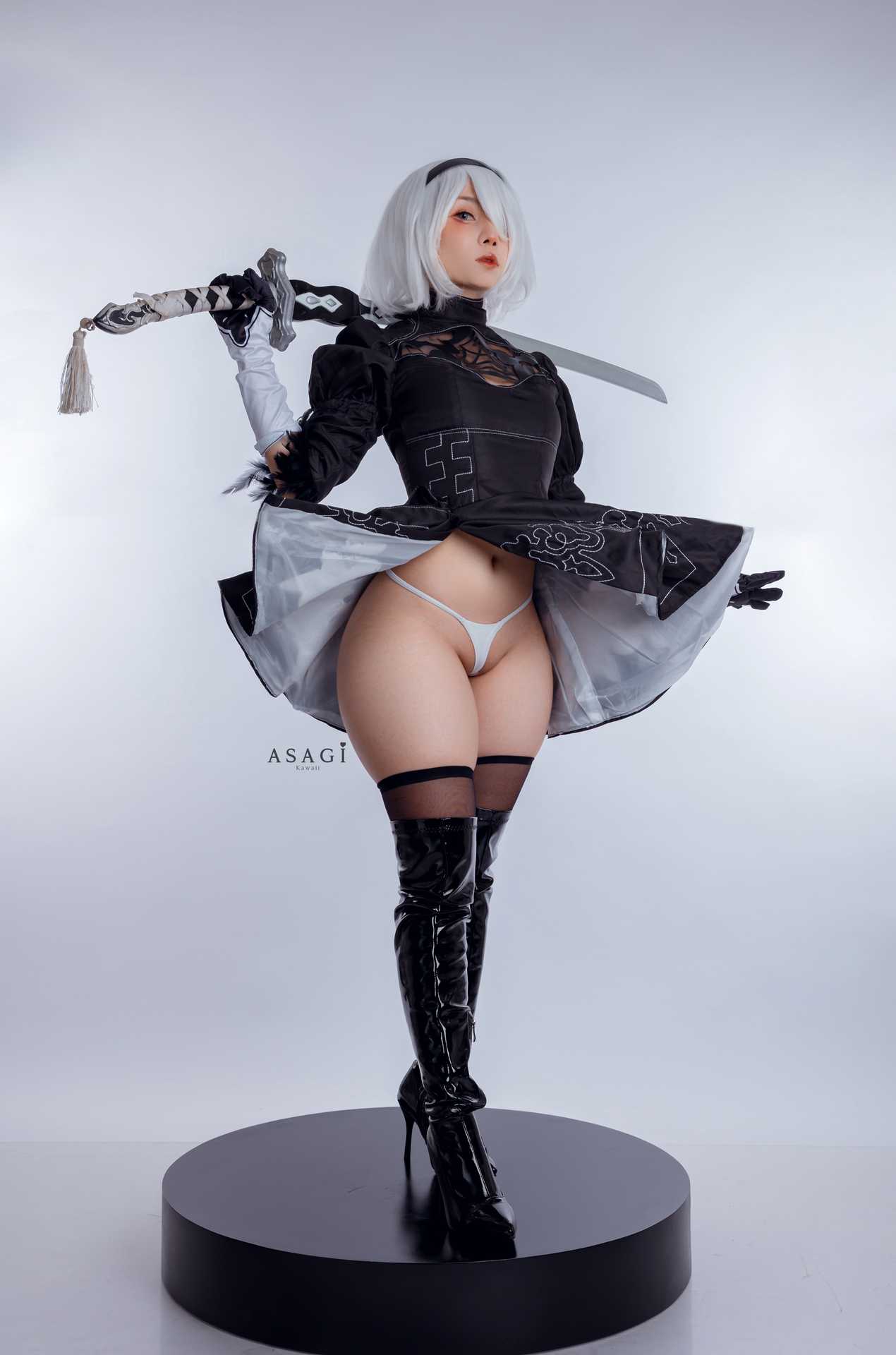 Asagi Kawaii cosplay 2B – Nier:Automata “89 photos”