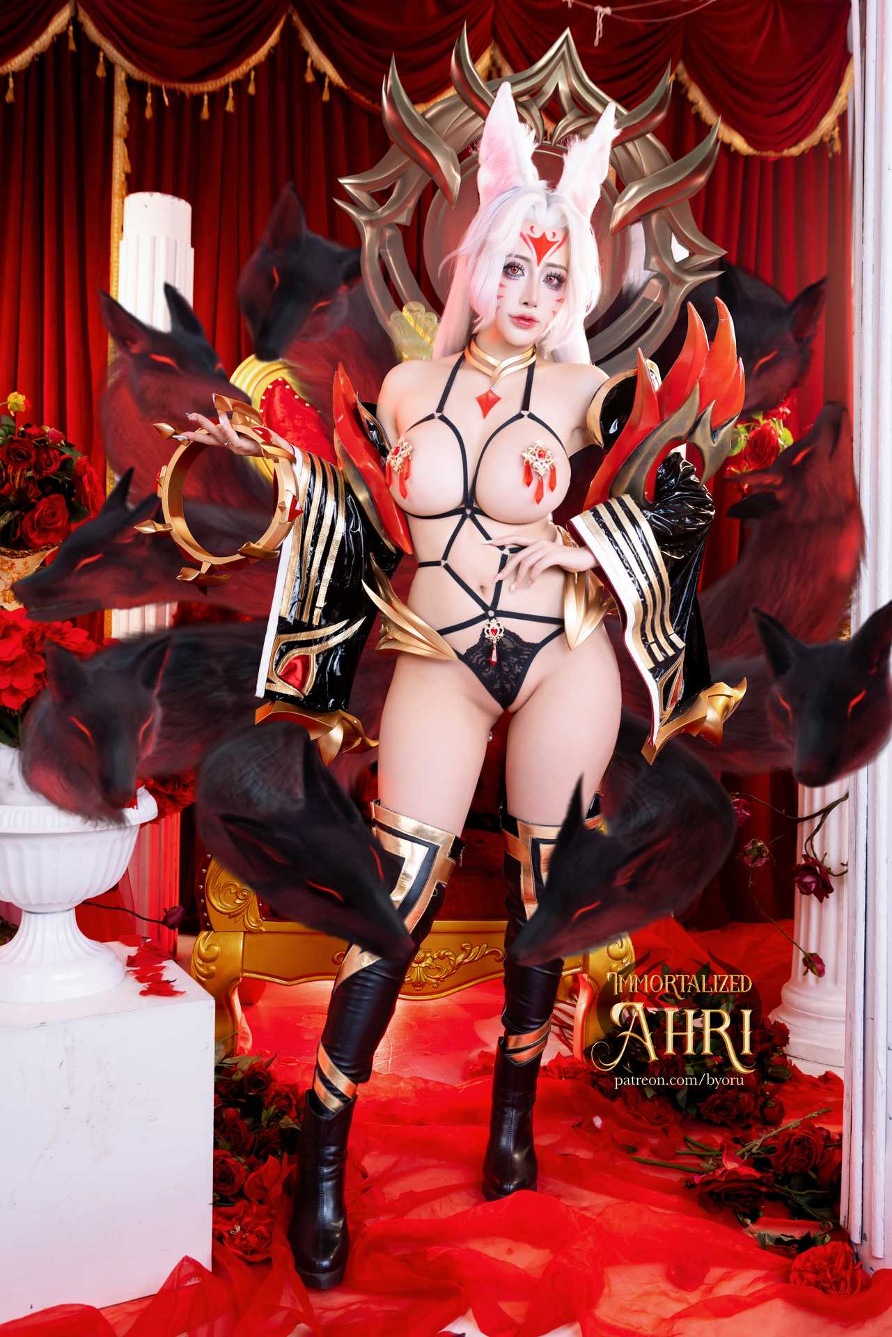 Byoru (ビョル) cosplay Immortalized Legend Ahri – League of Legends “54 photos and 16 videos”