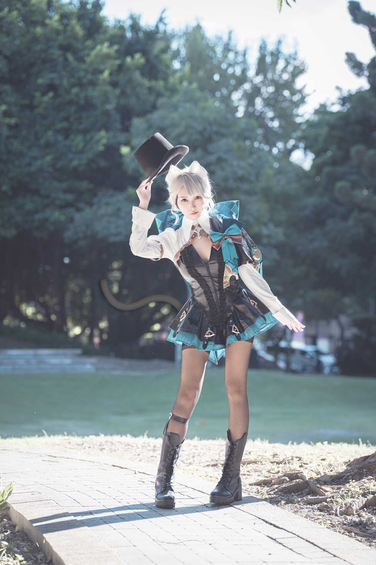慕慕Momo cosplay Lynette – Genshin Impact “90 photos”