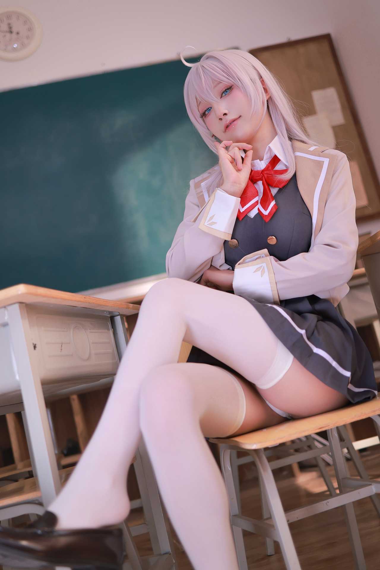 水淼Aqua cosplay Alya – Alya Sometimes Hides Her Feelings in Russian “91 photos”
