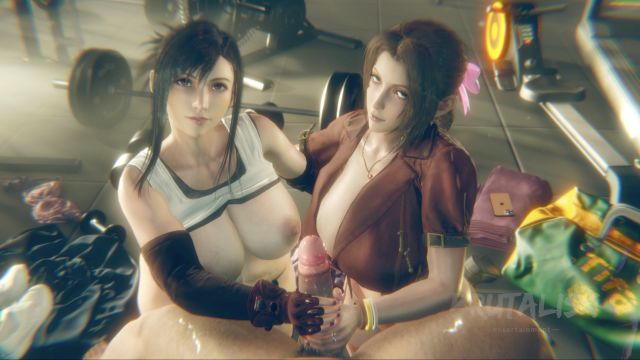 “Back to the Gym” Part 1 (Tifa + Aerith/EVE versions) + videos