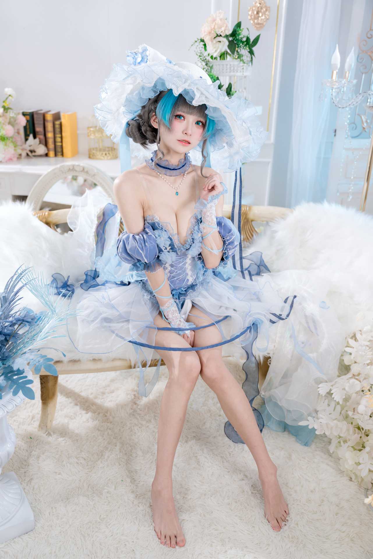 九柒喵 (Jiuqi) cosplay Cheshire – Azur Lane “32 photos”