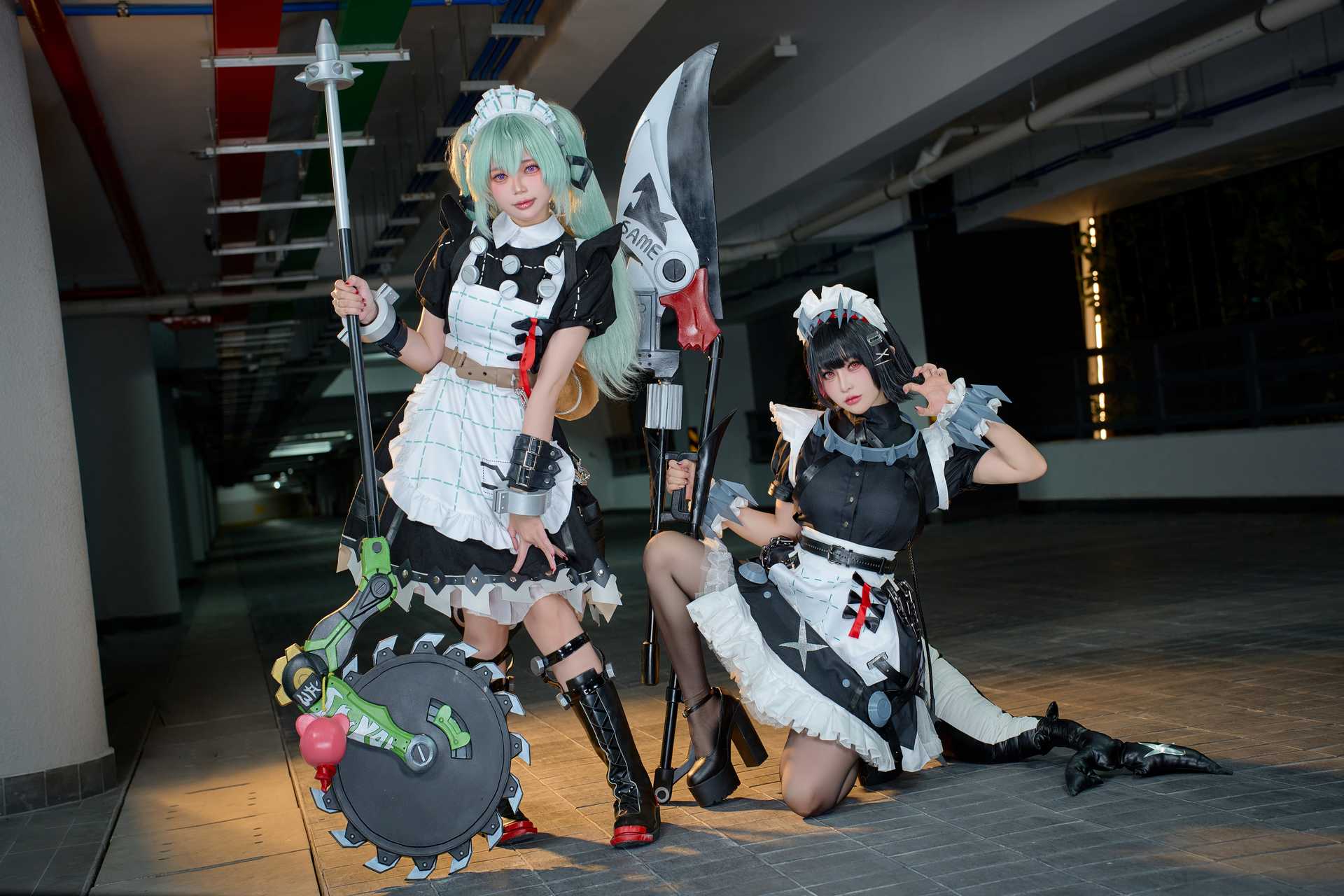 ZinieQ (ジニCosplayer) and Tiny Asa アサ (tiny.asababy) cosplay Corin Wickes and Ellen Joe – Honkai:Star Rail “21 photos”