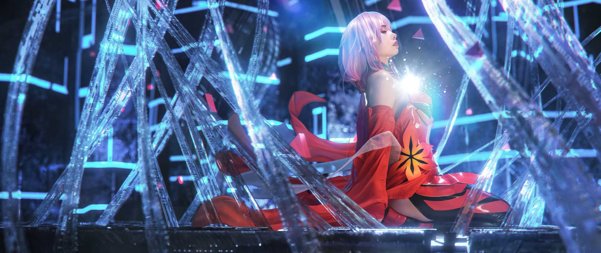 Nekokoyoshi (爆机少女喵小吉) cosplay Inori Yuzuriha – Guilty Crown “53 photos and 6 videos”
