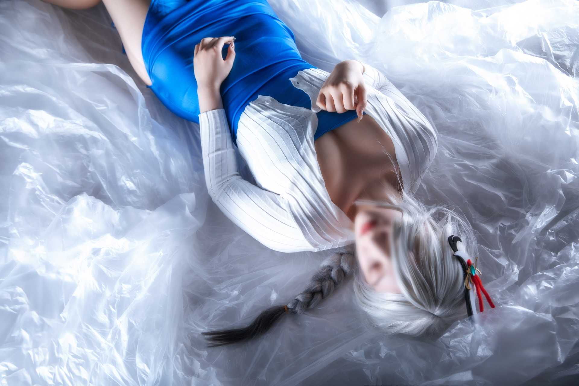 Hokunaimeko cosplay Shenhe – Genshin Impact “64 photos and 1 video”