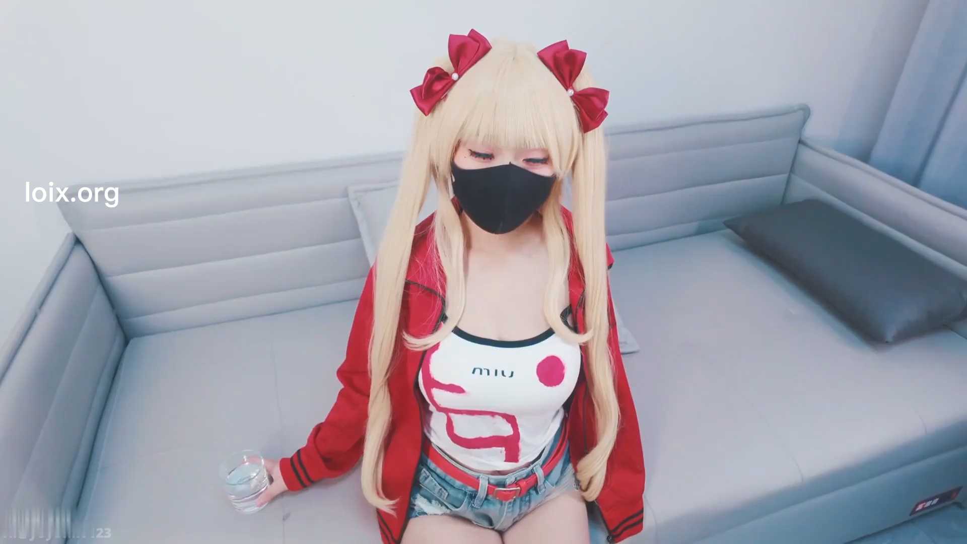 YoYoMi悠悠米防走丢 (yoyomiO123) cosplay Airi Akizuki – Oni ChiChi “26 photos and 1 video”