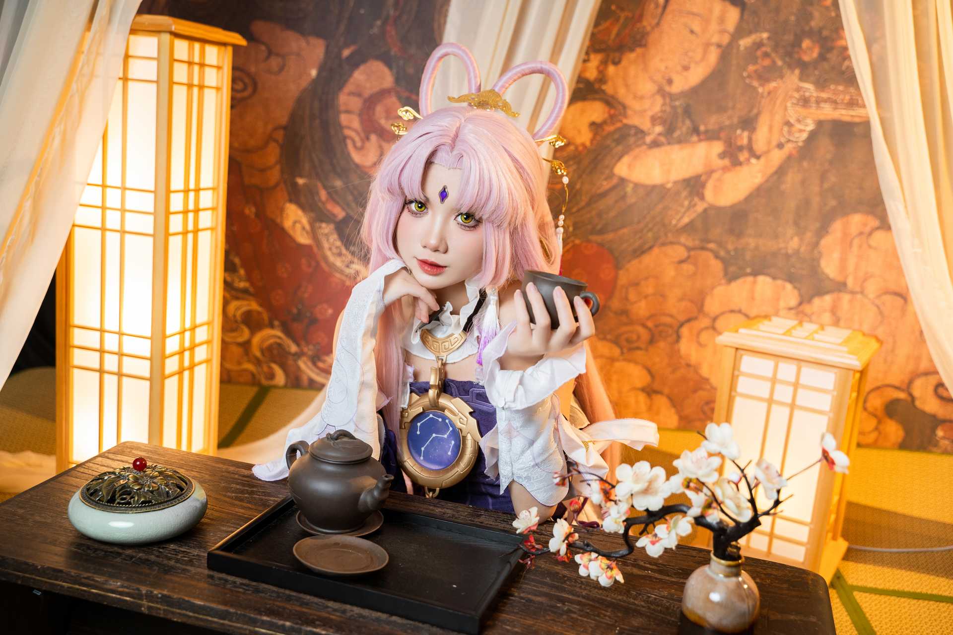 PoppaChan cosplay Fu Xuan – Honkai:Star Rail “121 photos and 12 videos”