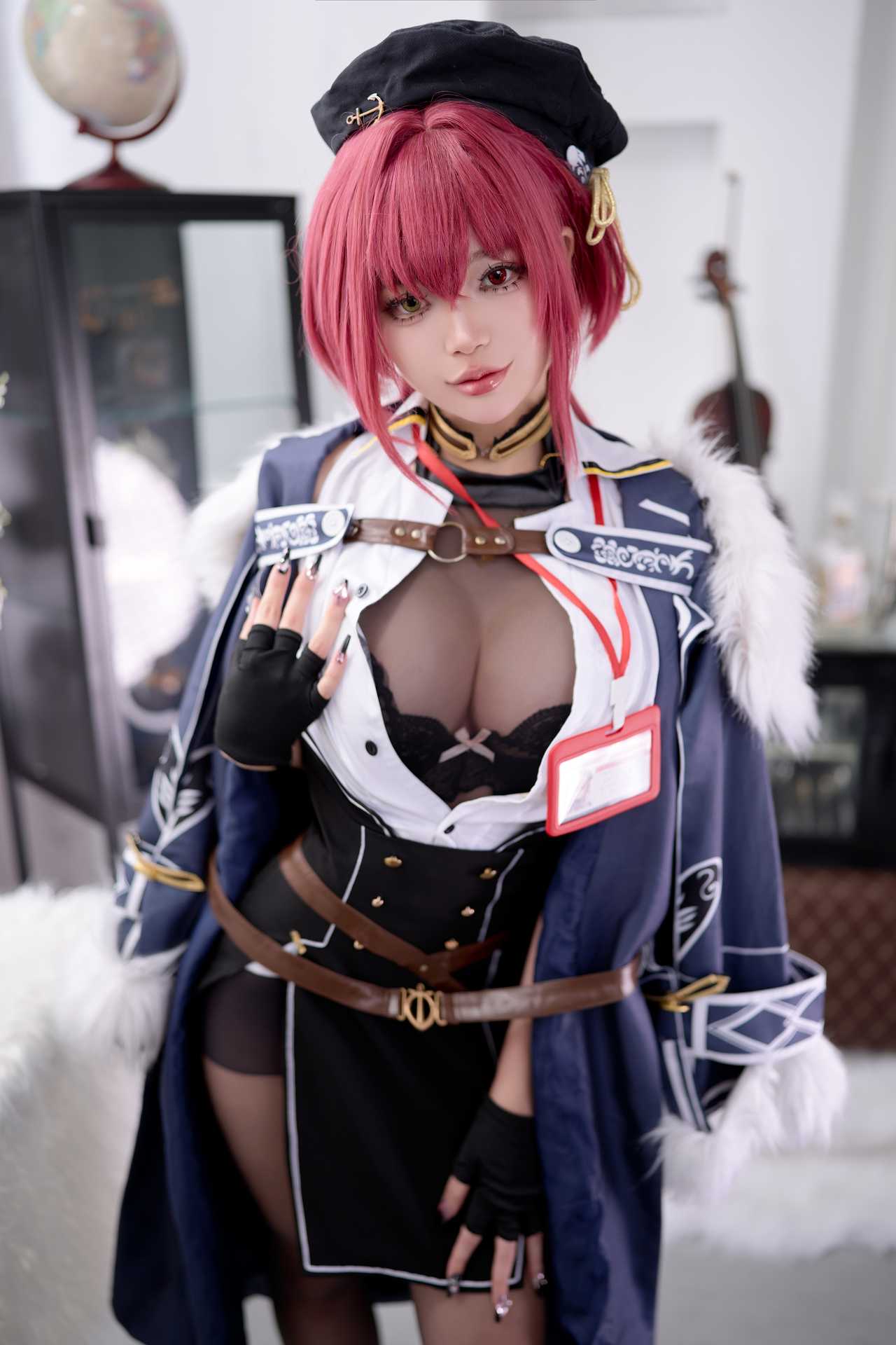 ZinieQ (ジニCosplayer) cosplay Houshou Marine – Hololive “45 photos”